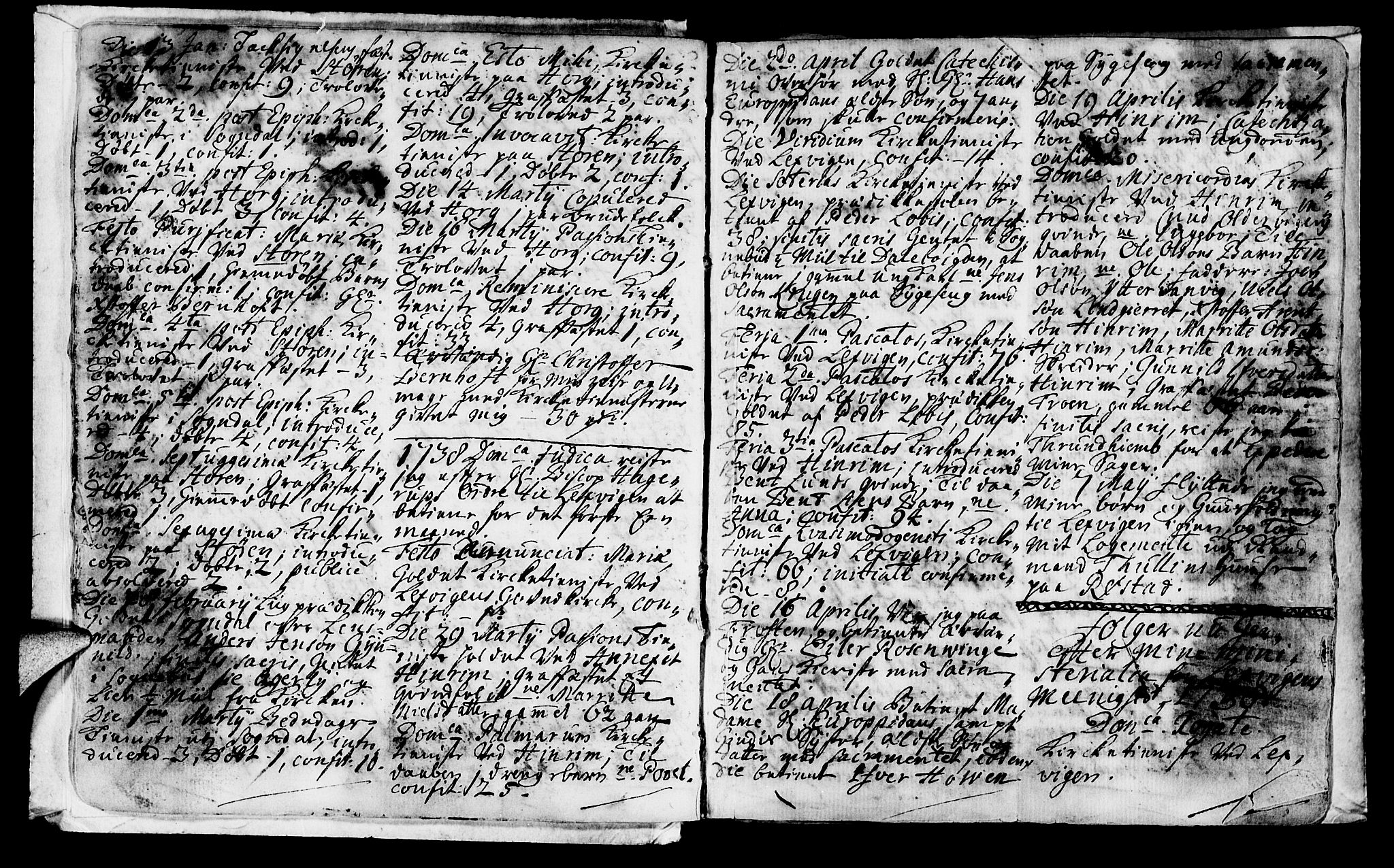 Ministerialprotokoller, klokkerbøker og fødselsregistre - Nord-Trøndelag, AV/SAT-A-1458/701/L0002: Ministerialbok nr. 701A02 /1, 1738-1752