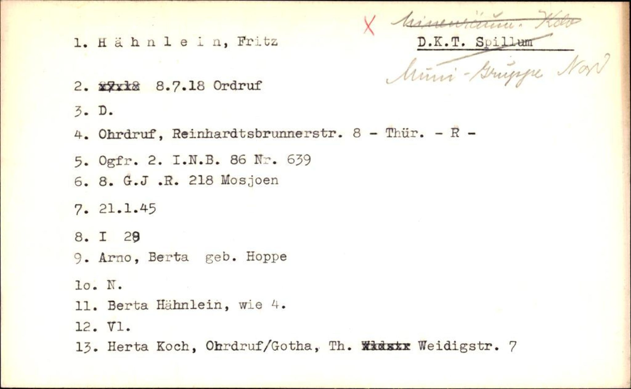 Hjemsendte tyskere , RA/RAFA-6487/D/Da/L0002: Gleeske-Krause, 1945-1947, s. 223