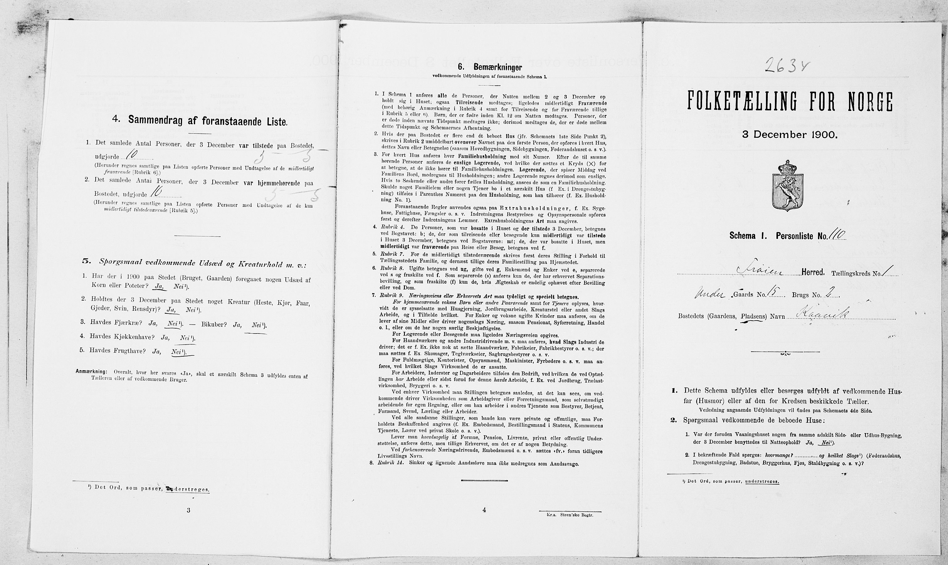 SAT, Folketelling 1900 for 1619 Frøya herred, 1900, s. 338