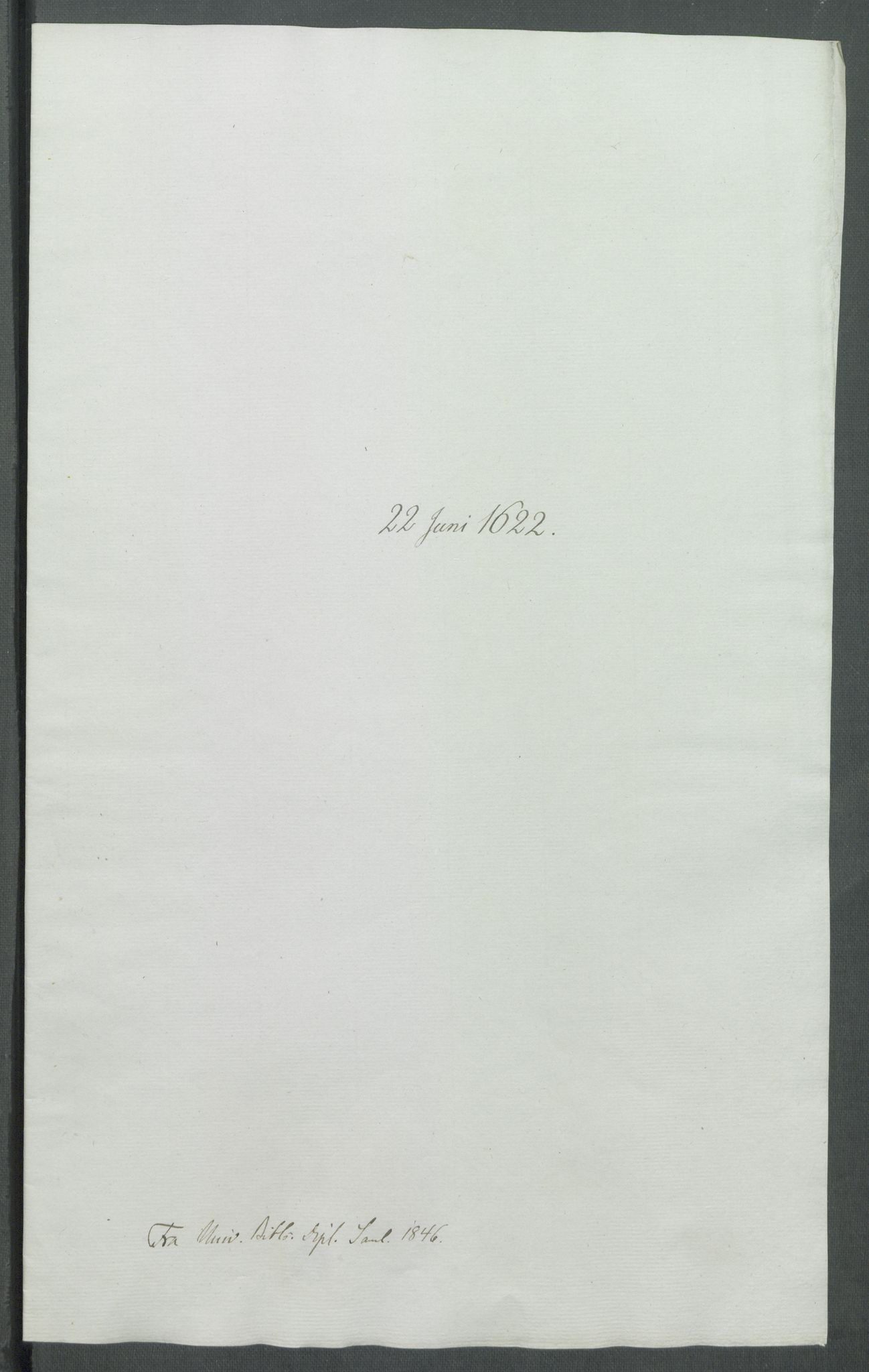 Riksarkivets diplomsamling, AV/RA-EA-5965/F02/L0130: Dokumenter, 1622, s. 60