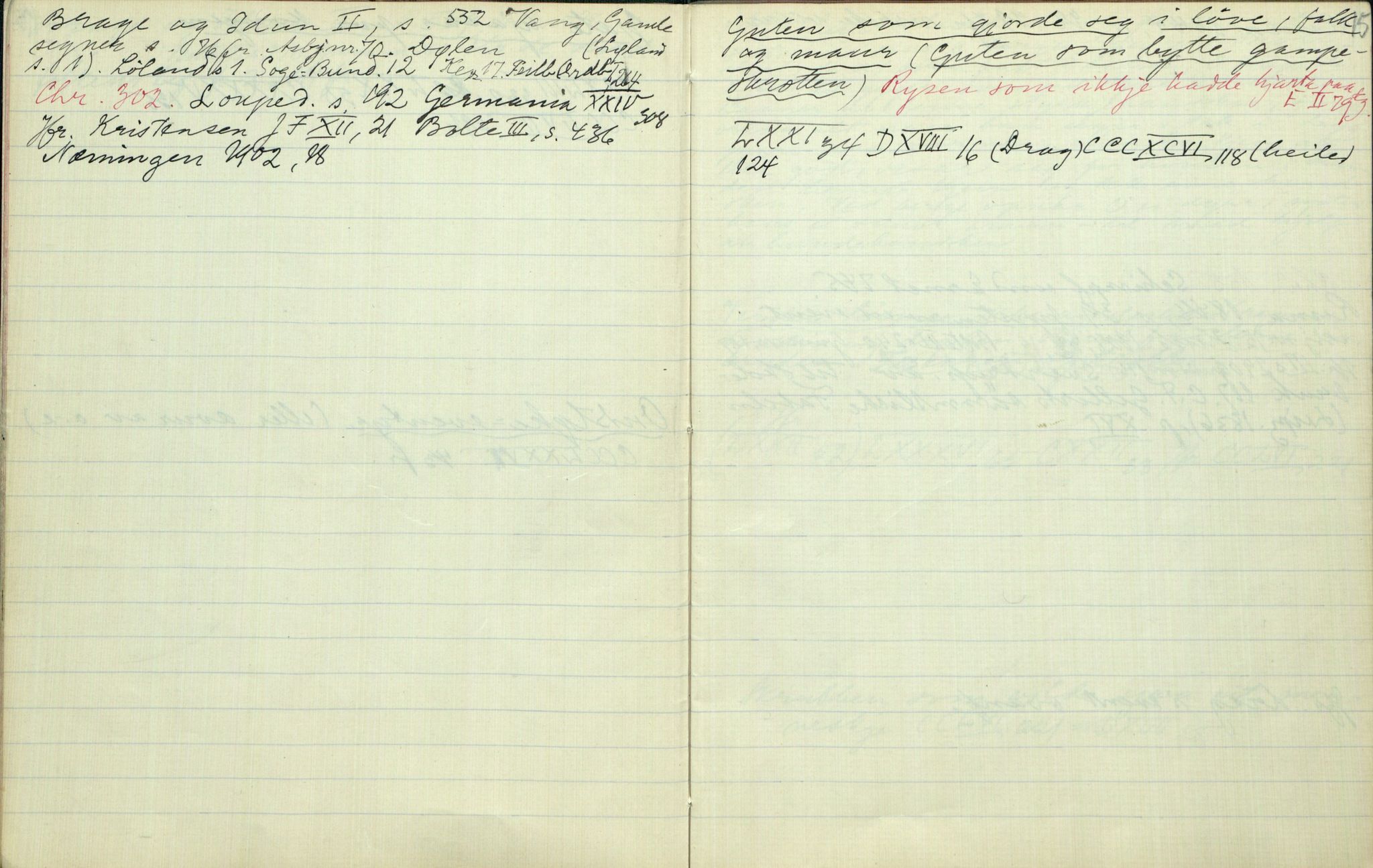 Rikard Berge, TEMU/TGM-A-1003/H/L0059: 59: Katalog yvi eventyr l (med skjemtesogur), 1912, s. 14-15
