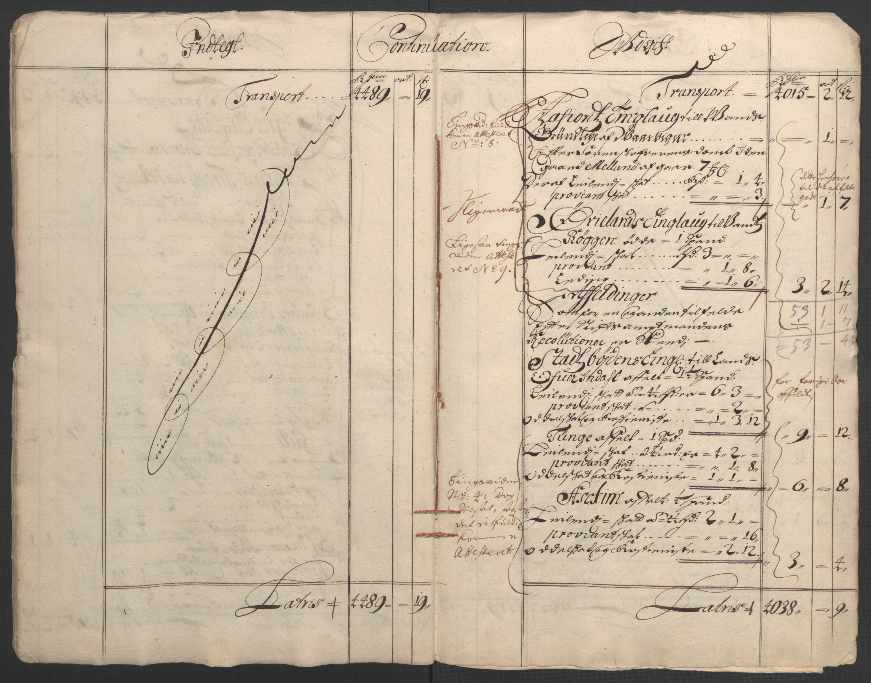 Rentekammeret inntil 1814, Reviderte regnskaper, Fogderegnskap, AV/RA-EA-4092/R57/L3850: Fogderegnskap Fosen, 1694, s. 9