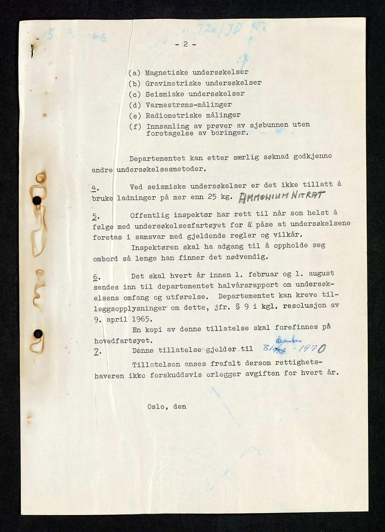 Industridepartementet, Oljekontoret, AV/SAST-A-101348/Da/L0003: Arkivnøkkel 711 Undersøkelser og utforskning, 1963-1971, s. 487