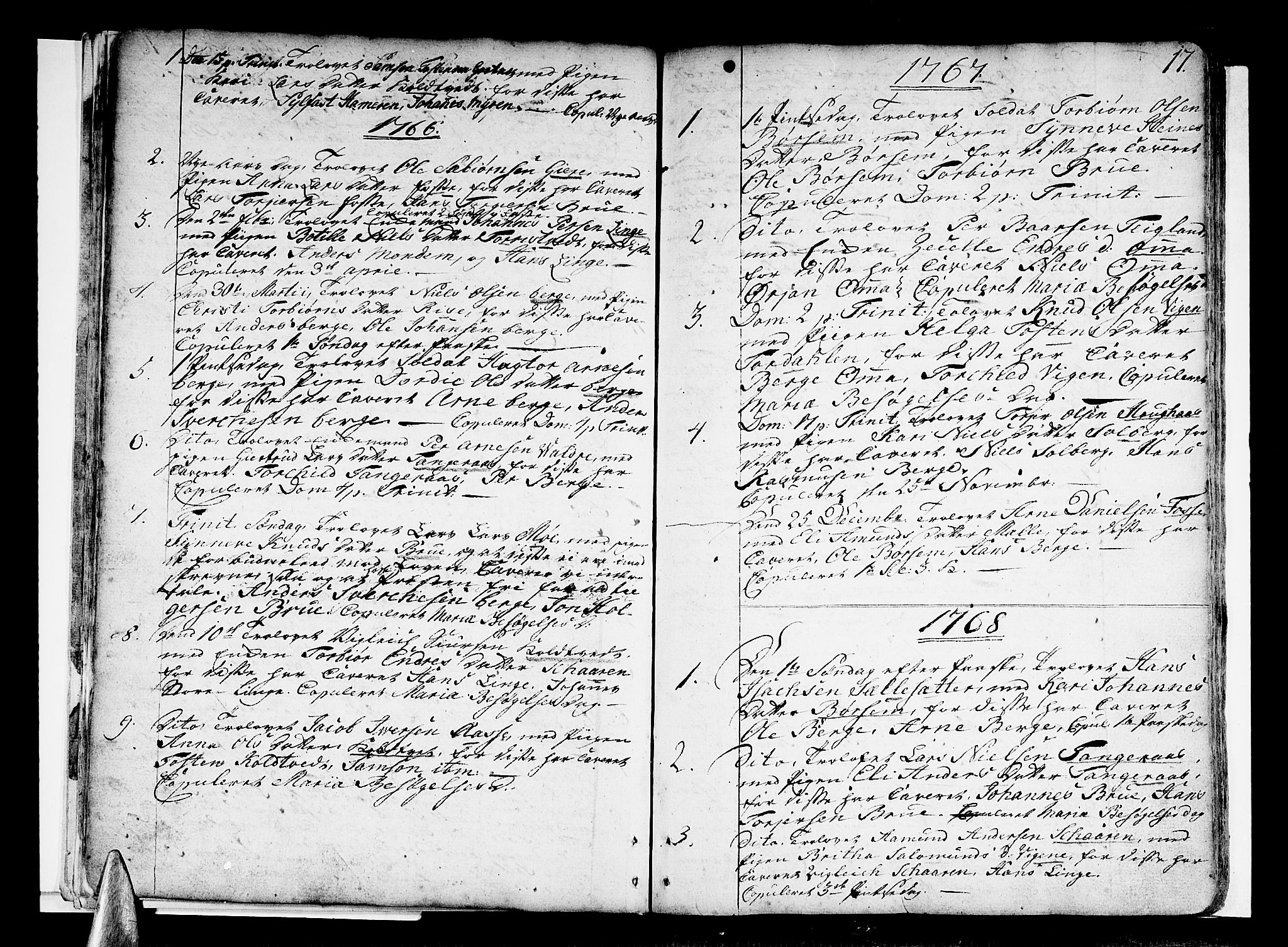 Strandebarm sokneprestembete, SAB/A-78401/H/Haa: Ministerialbok nr. A 3 /1, 1750-1787, s. 17