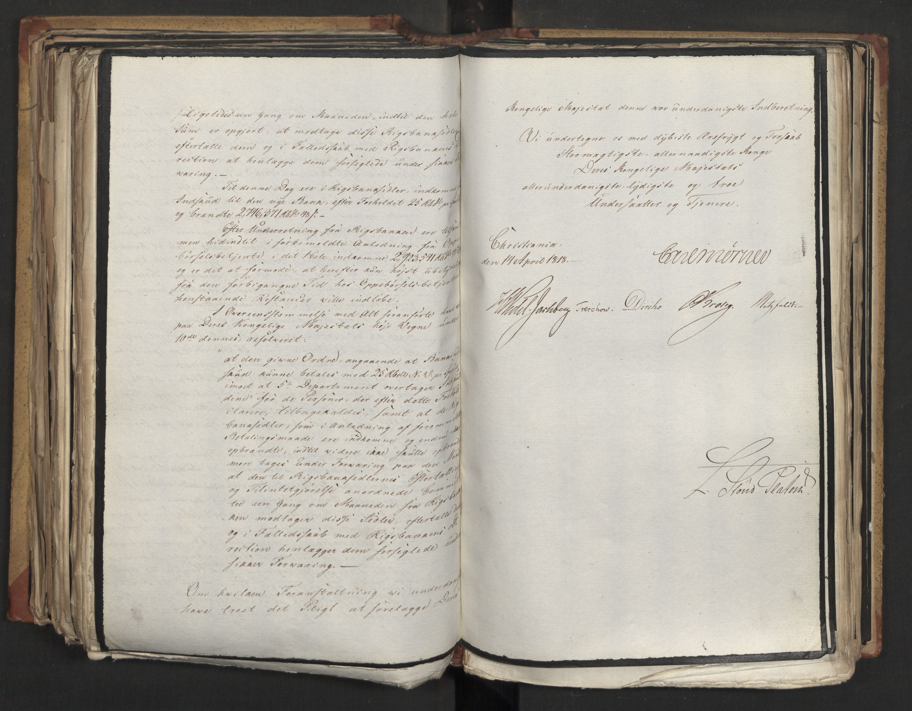 Statsrådsavdelingen i Stockholm, AV/RA-S-1003/D/Da/L0013: Regjeringsinnstillinger nr. 2761-2889, 1818, s. 397