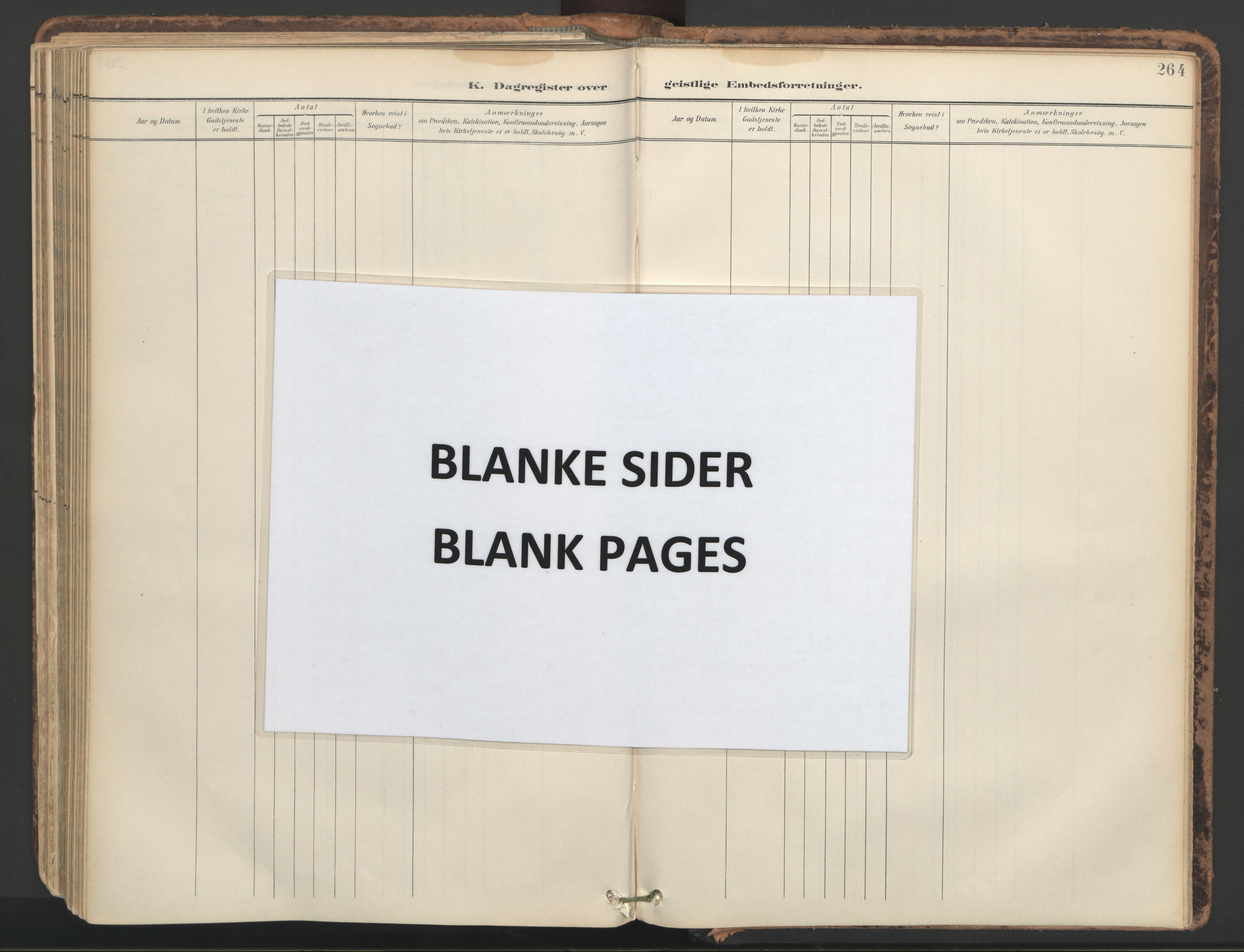 Ministerialprotokoller, klokkerbøker og fødselsregistre - Nord-Trøndelag, AV/SAT-A-1458/764/L0556: Ministerialbok nr. 764A11, 1897-1924, s. 264