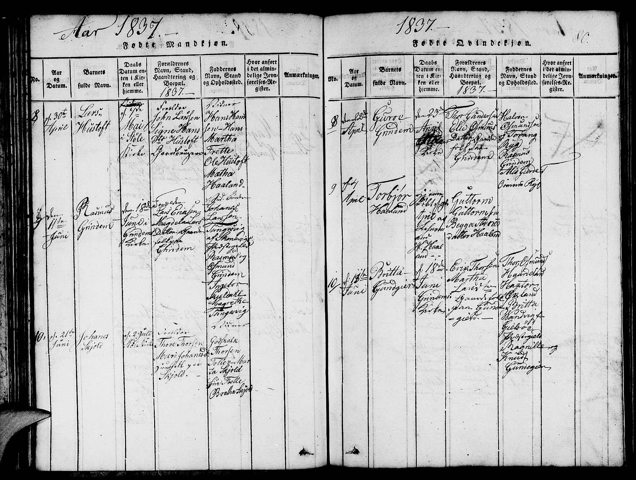 Etne sokneprestembete, AV/SAB-A-75001/H/Hab: Klokkerbok nr. C 1, 1816-1841, s. 80