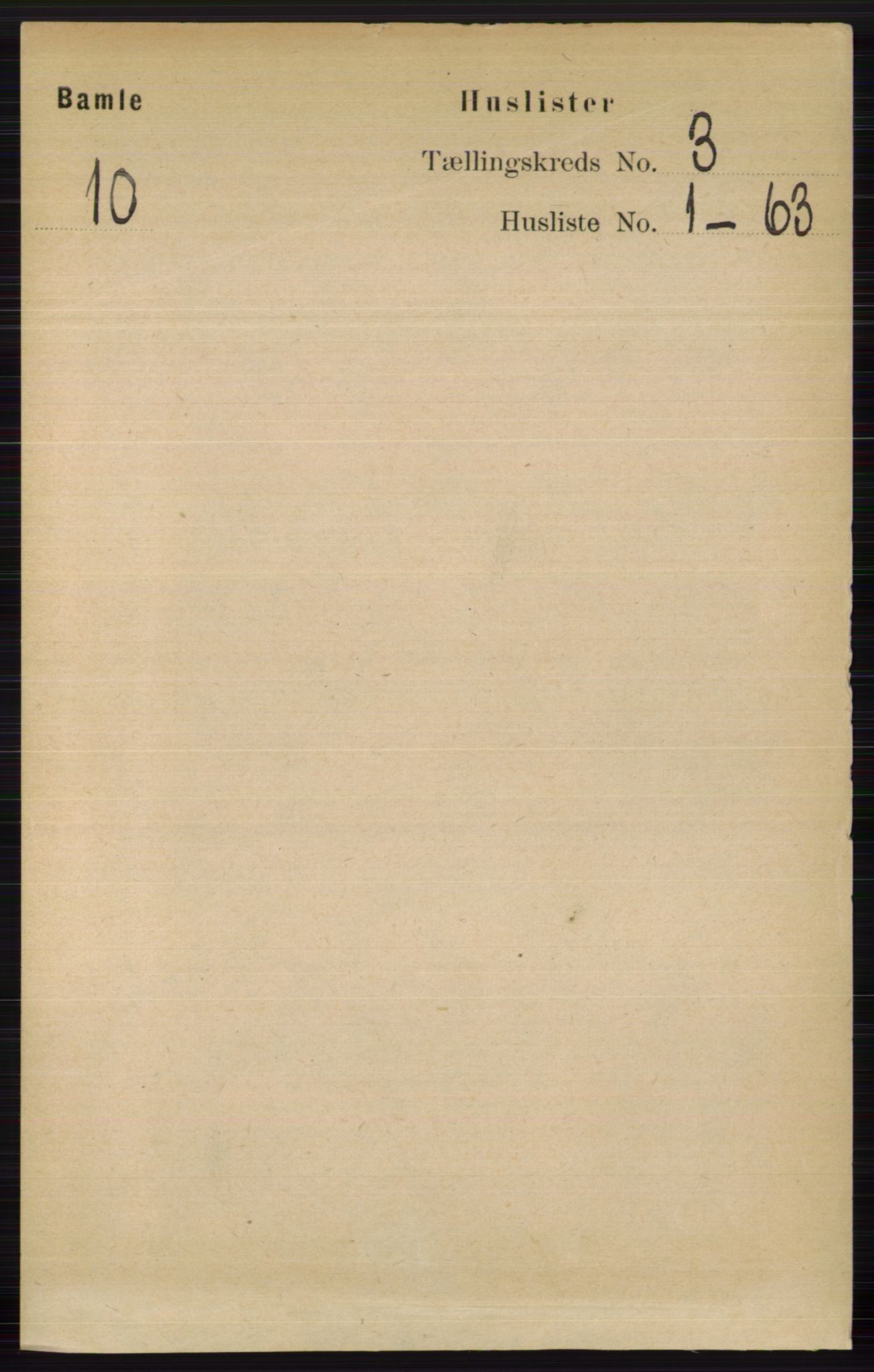 RA, Folketelling 1891 for 0814 Bamble herred, 1891, s. 1354