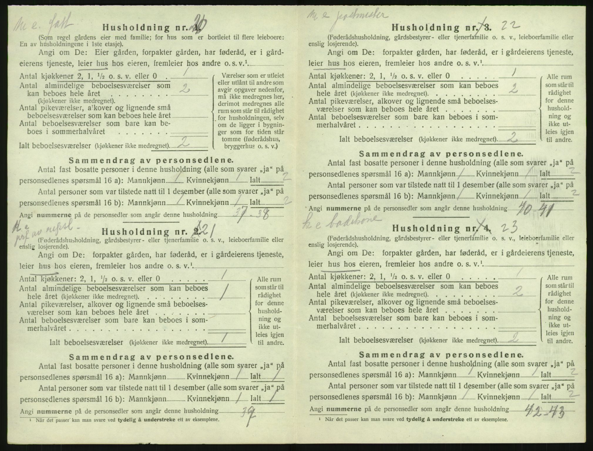 SAKO, Folketelling 1920 for 0798 Fredriksvern herred, 1920, s. 34