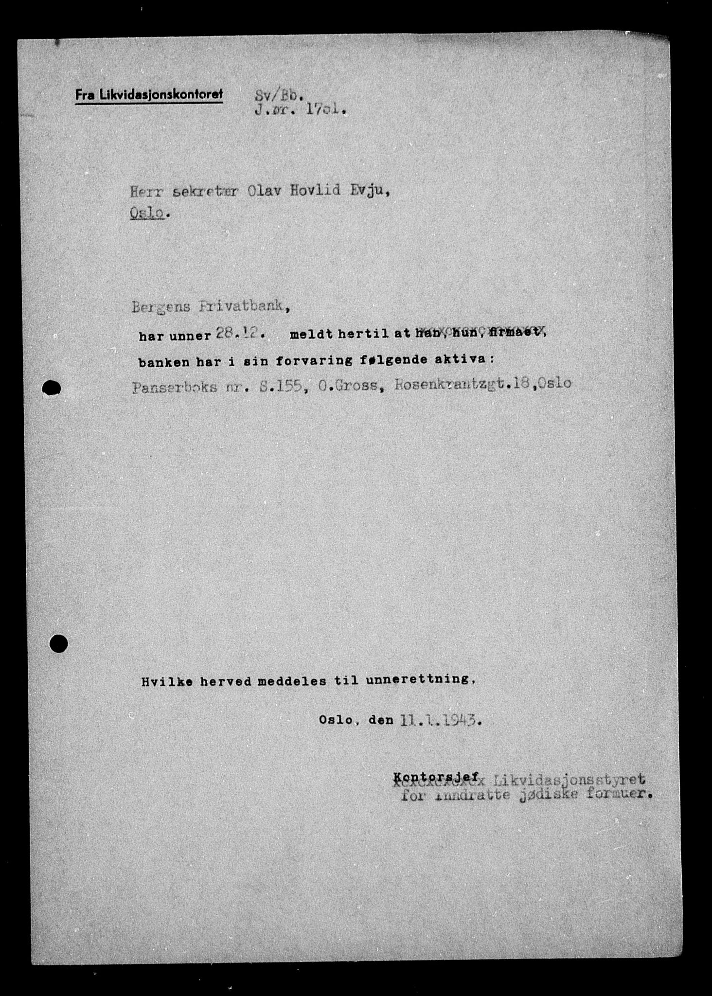 Justisdepartementet, Tilbakeføringskontoret for inndratte formuer, AV/RA-S-1564/H/Hc/Hcc/L0929: --, 1945-1947, s. 17