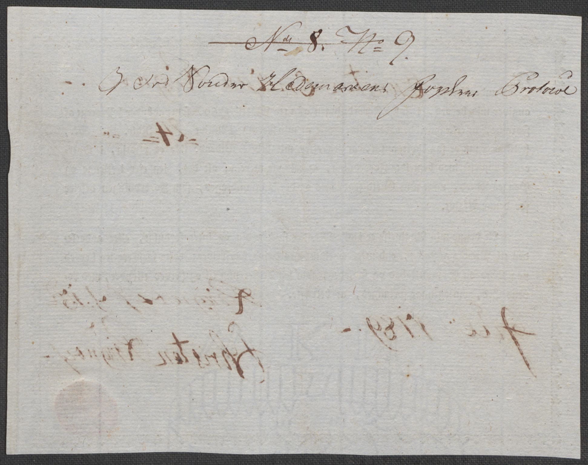 Rentekammeret inntil 1814, Reviderte regnskaper, Mindre regnskaper, AV/RA-EA-4068/Rf/Rfe/L0013: Hedmark fogderi, 1789, s. 351