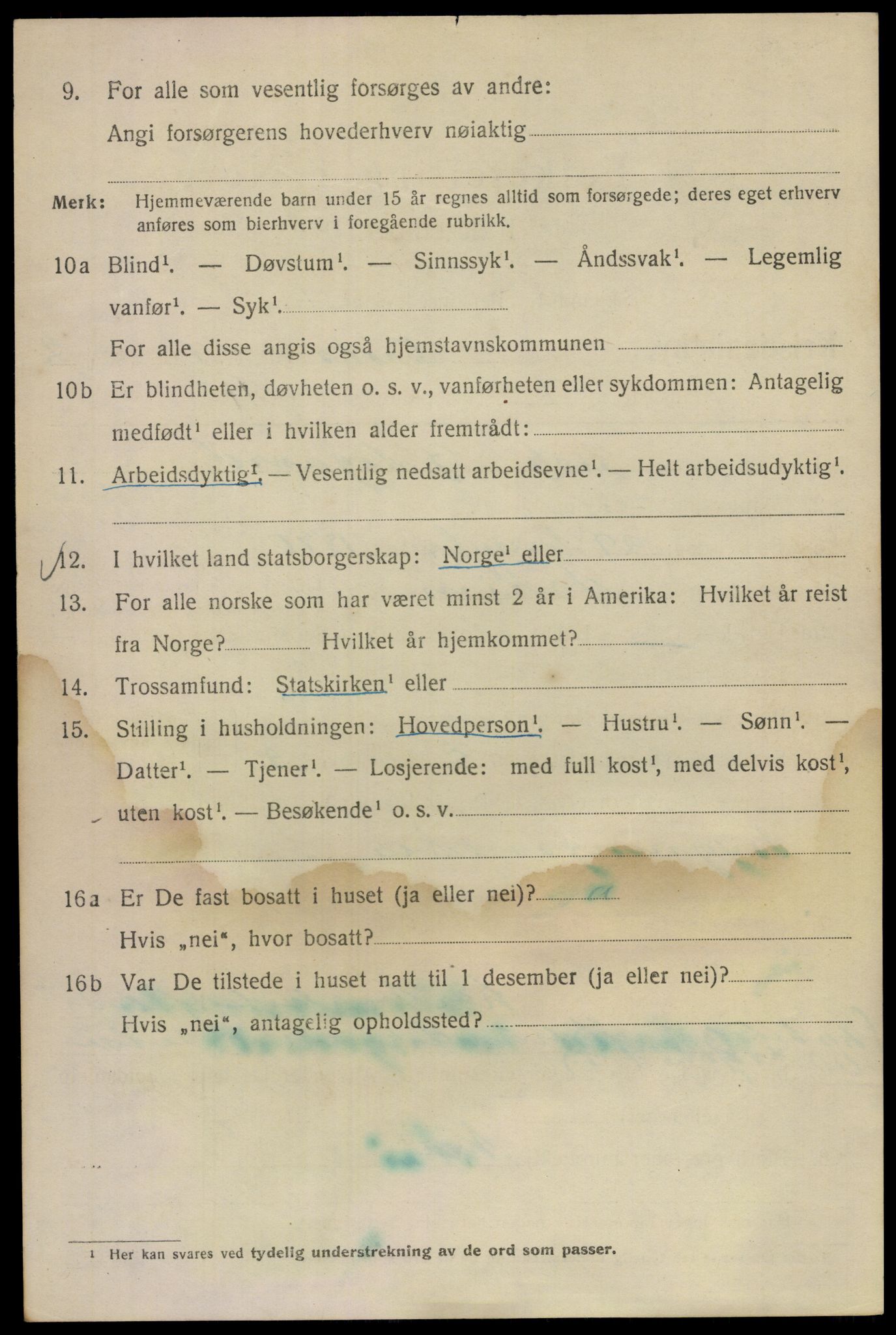 SAO, Folketelling 1920 for 0301 Kristiania kjøpstad, 1920, s. 219560