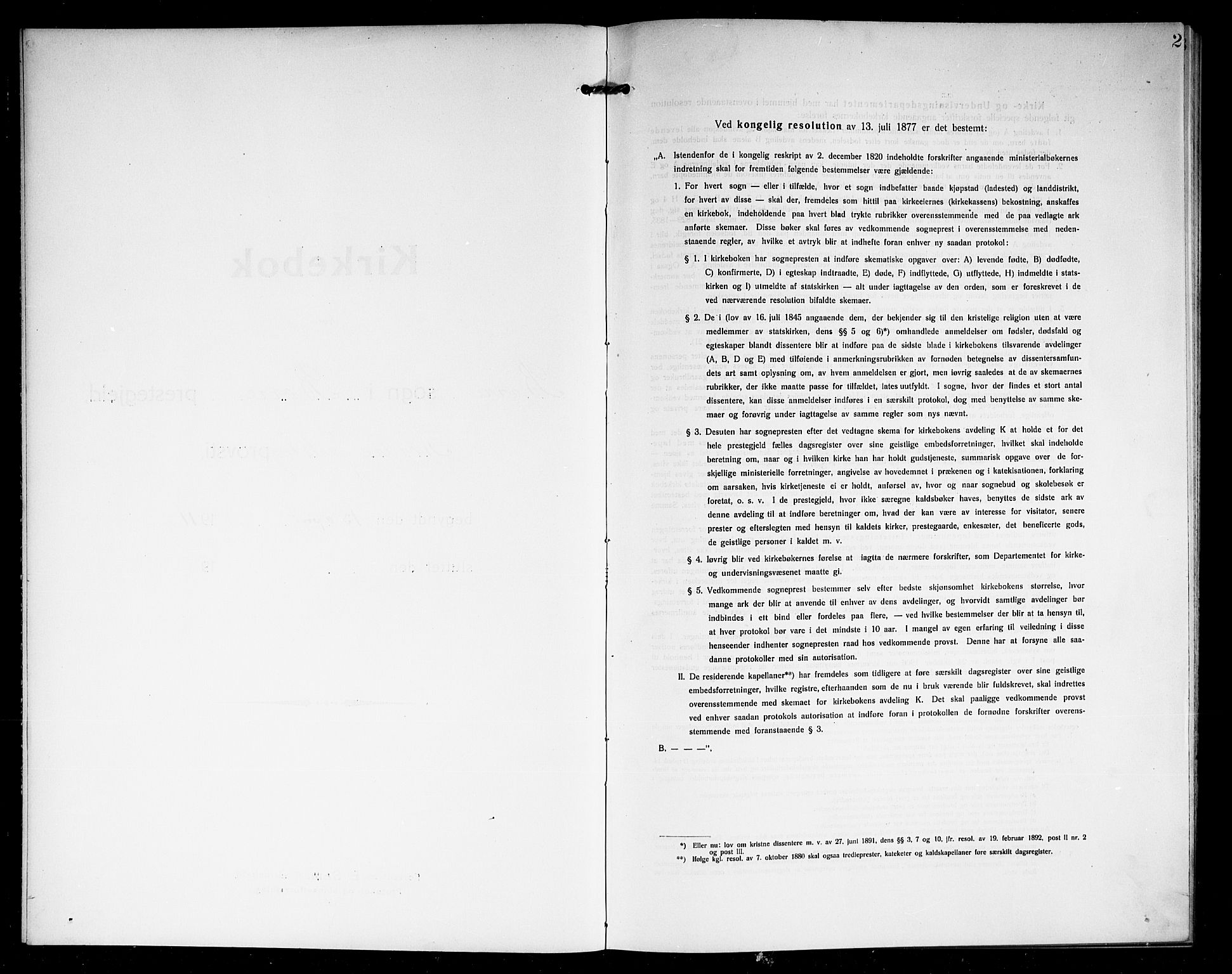 Borre kirkebøker, SAKO/A-338/G/Ga/L0006: Klokkerbok nr. I 6, 1911-1919, s. 2