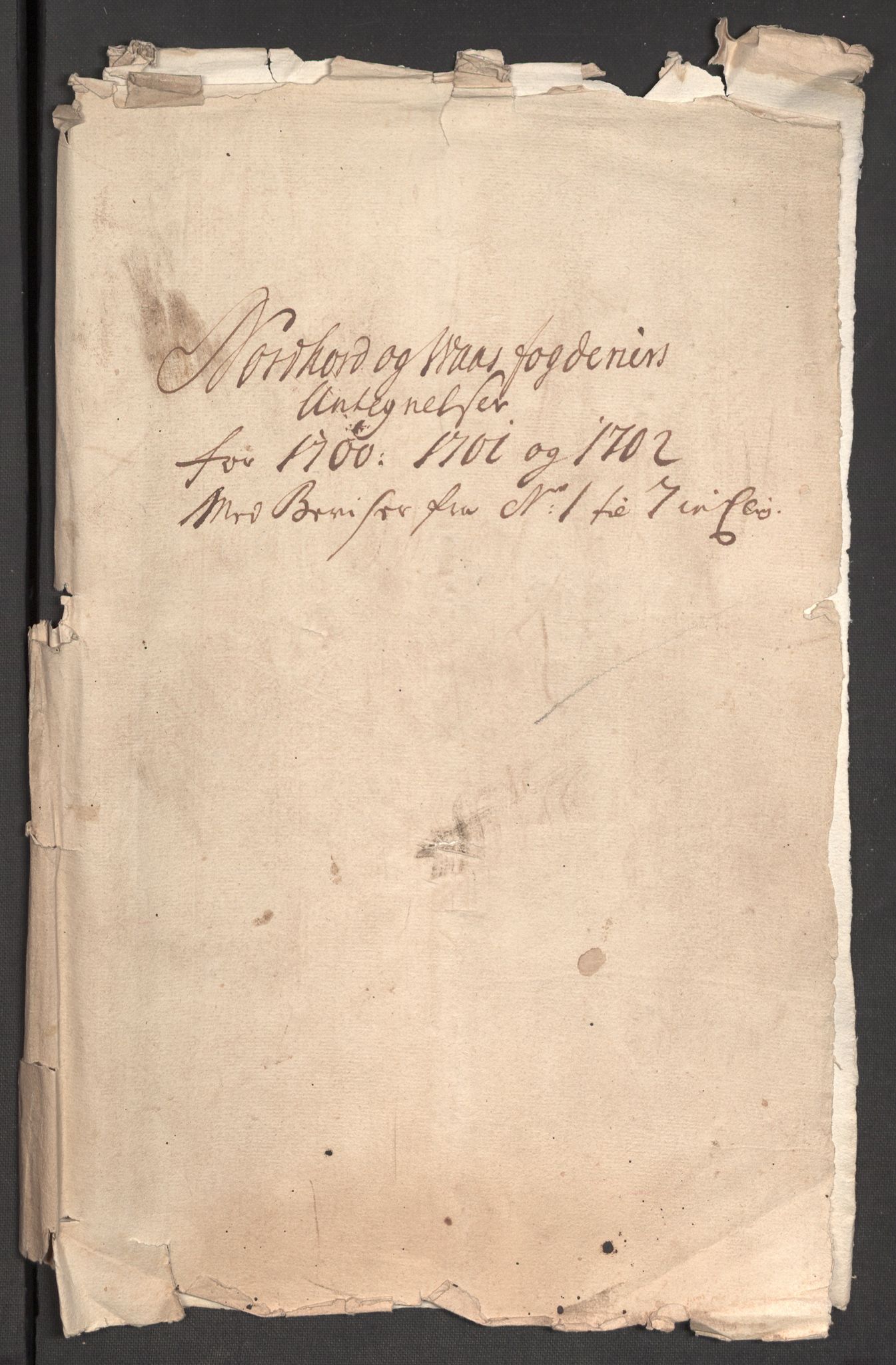 Rentekammeret inntil 1814, Reviderte regnskaper, Fogderegnskap, AV/RA-EA-4092/R51/L3186: Fogderegnskap Nordhordland og Voss, 1702-1703, s. 164