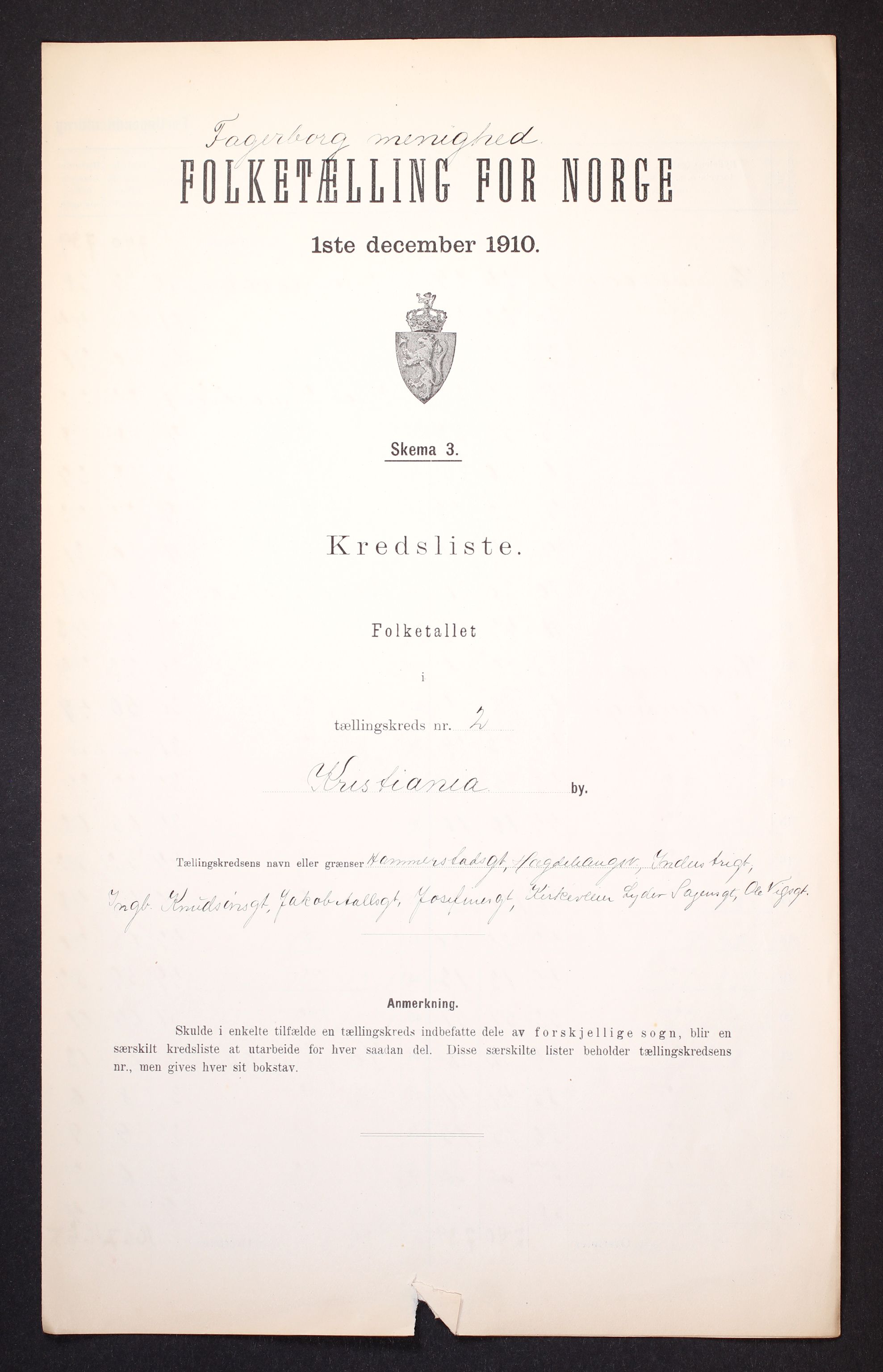 RA, Folketelling 1910 for 0301 Kristiania kjøpstad, 1910, s. 329