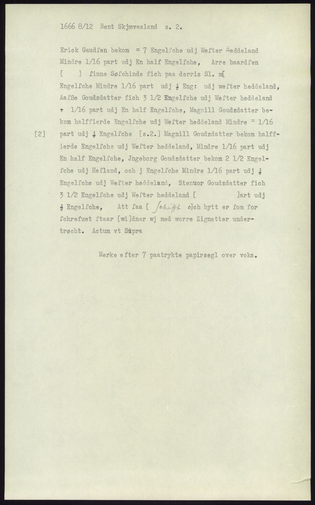 Samlinger til kildeutgivelse, Diplomavskriftsamlingen, AV/RA-EA-4053/H/Ha, s. 2820