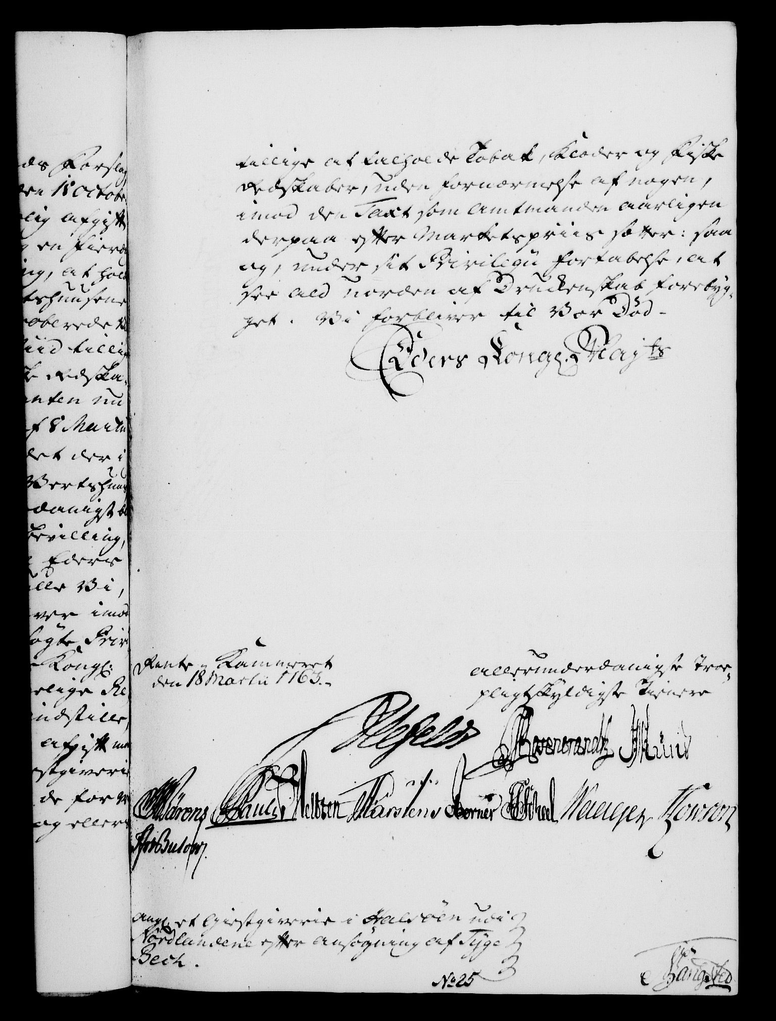 Rentekammeret, Kammerkanselliet, RA/EA-3111/G/Gf/Gfa/L0045: Norsk relasjons- og resolusjonsprotokoll (merket RK 52.45), 1763, s. 145
