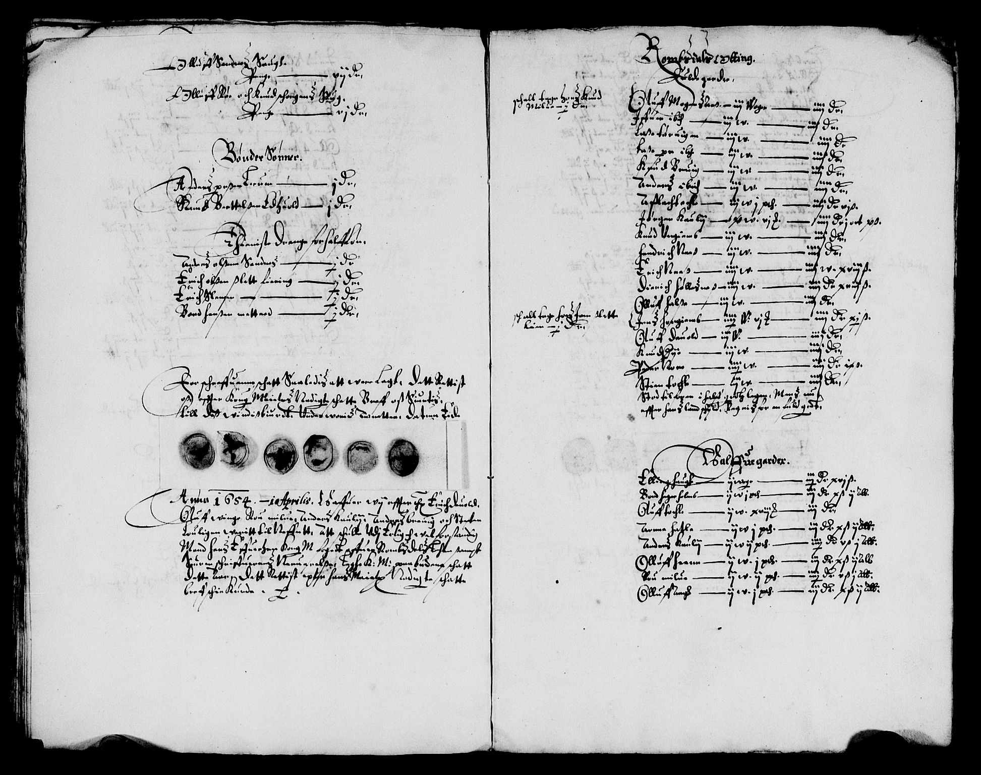 Rentekammeret inntil 1814, Reviderte regnskaper, Lensregnskaper, AV/RA-EA-5023/R/Rb/Rbw/L0116: Trondheim len, 1654-1655