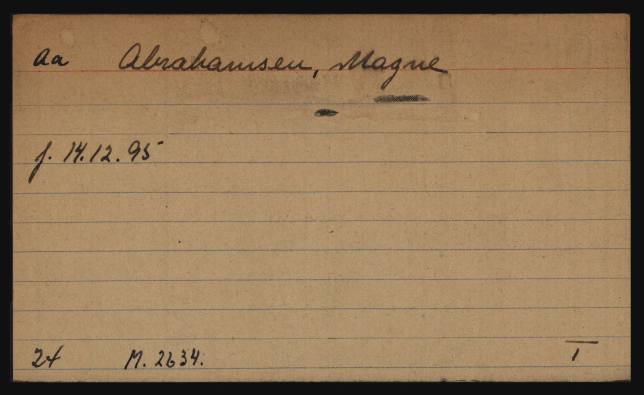 Befehlshaber der Sicherheitspolizei und des SD, AV/RA-RAFA-5969/E/Ec/L0001: Fangeregister A-Kø, 1940-1945