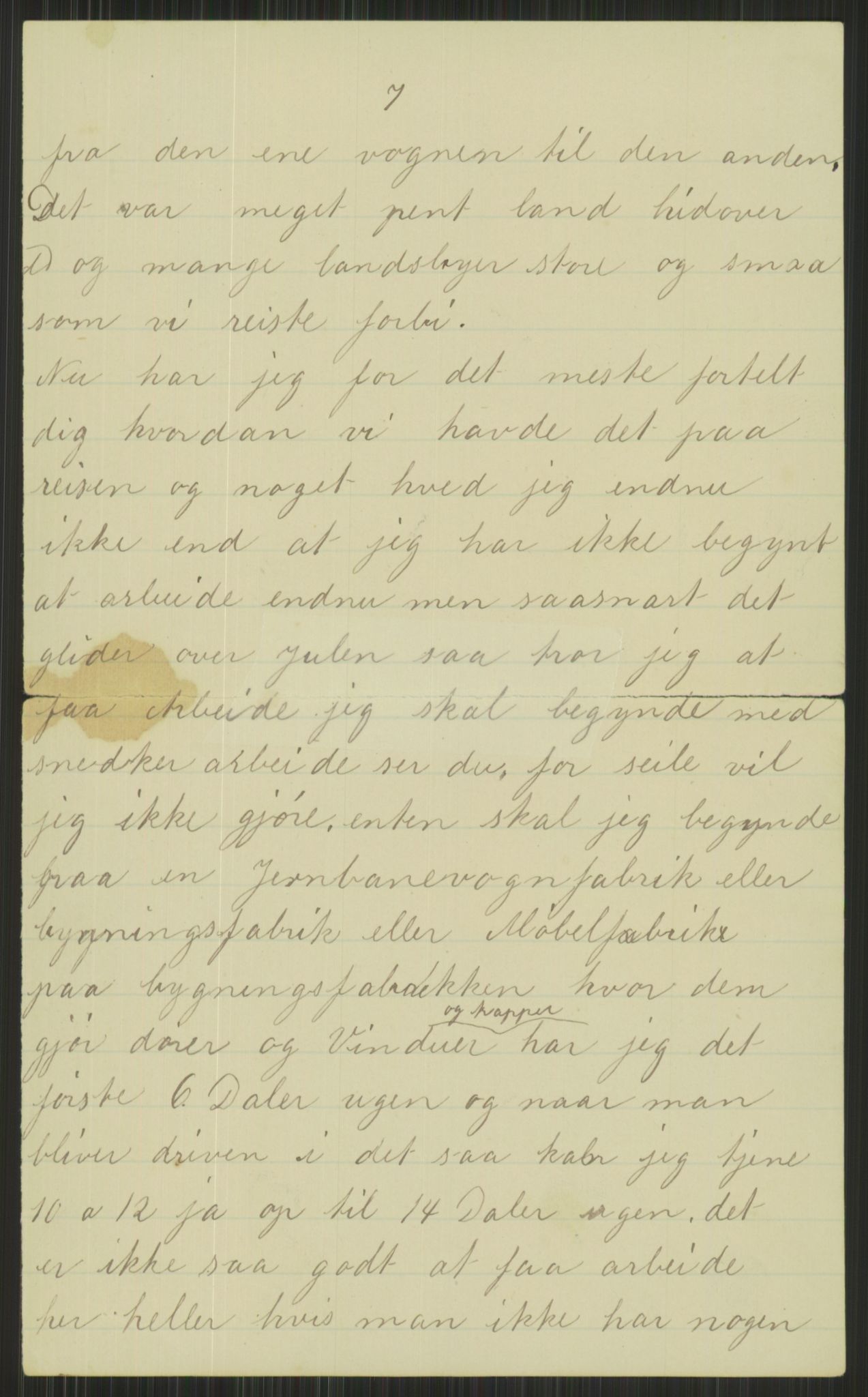 Samlinger til kildeutgivelse, Amerikabrevene, AV/RA-EA-4057/F/L0021: Innlån fra Buskerud: Michalsen - Ål bygdearkiv, 1838-1914, s. 25