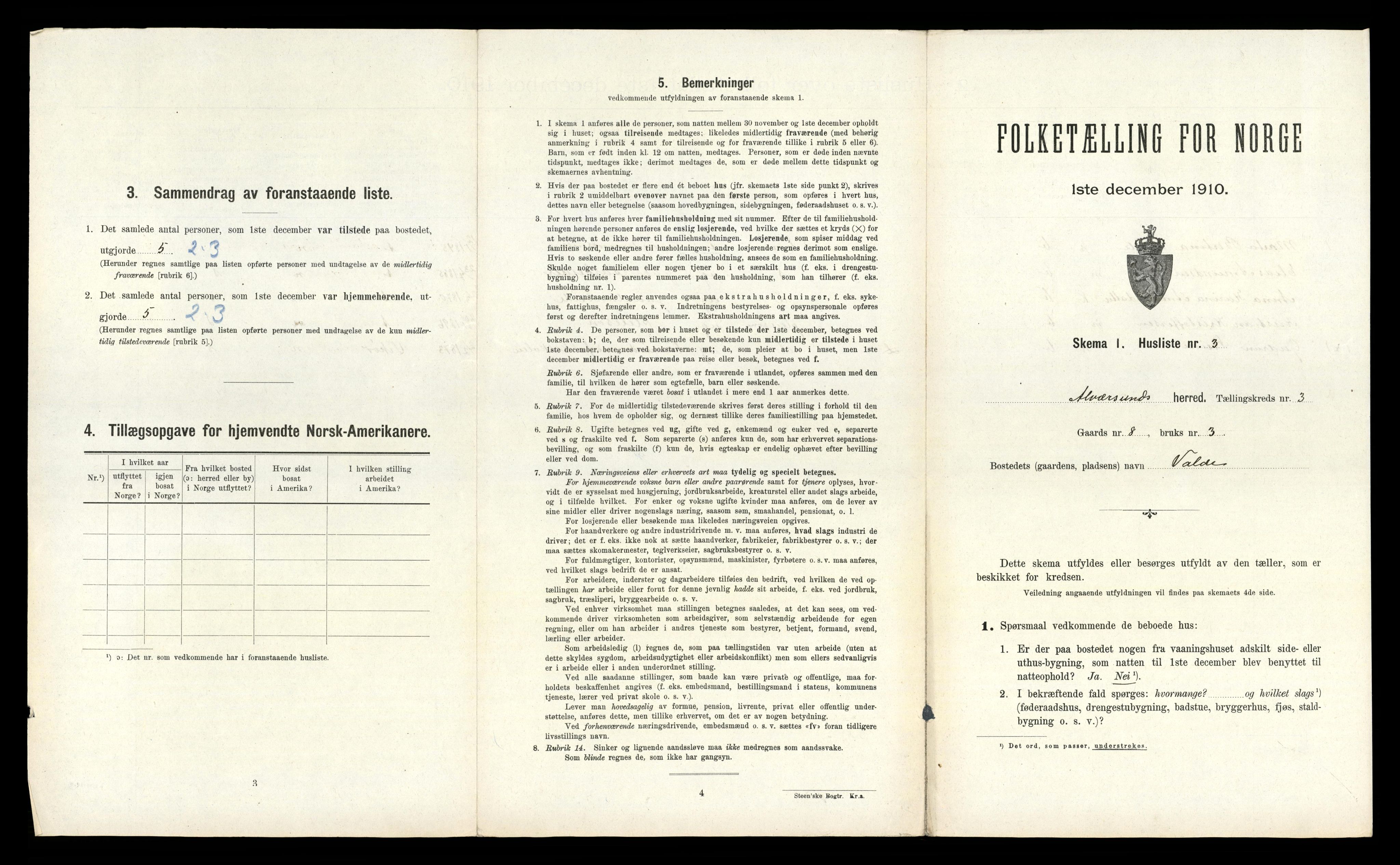 RA, Folketelling 1910 for 1257 Alversund herred, 1910, s. 180