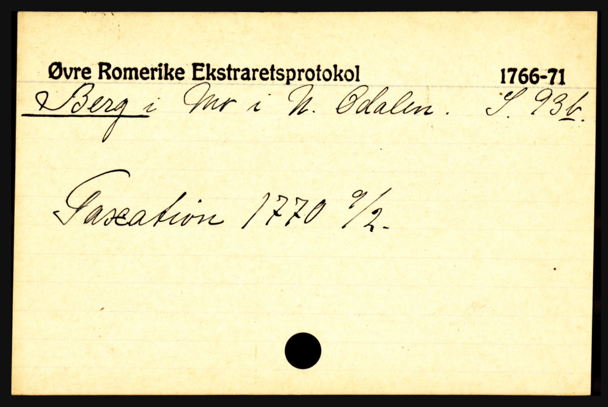 Statsarkivet i Oslo, AV/SAO-A-10621/Z/Zc/L0001: Christiania, Drøbak, Fredrikshald, Fredrikstad, Moss, Sarpsborg, Hvitsten, Hølen, Oslo-Aker, Son.  Diverse: Odalen, Takst- og delesaker uten Gnr/bnr, Saker utenfor SAOs distrikt., s. 777