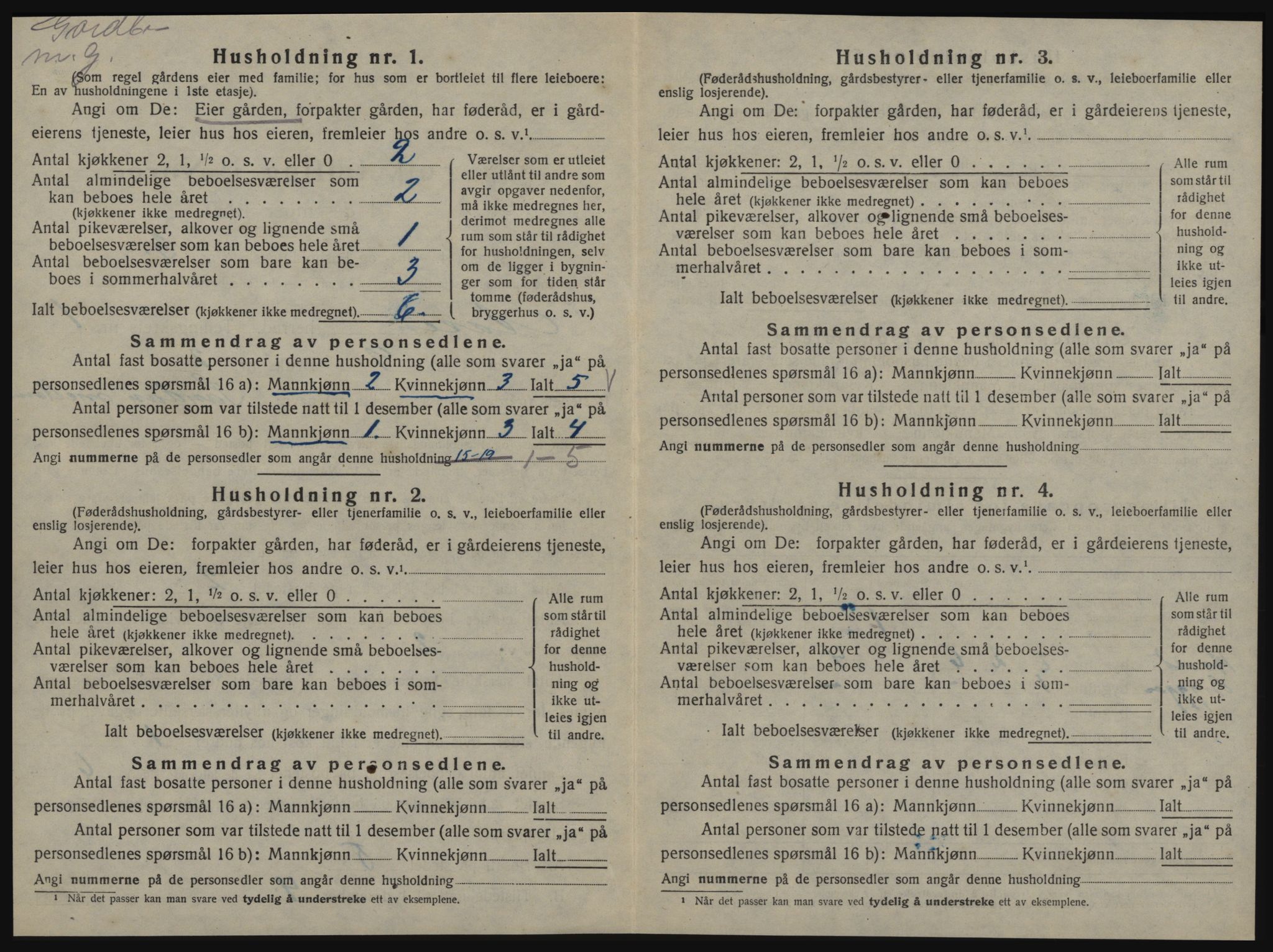 SAT, Folketelling 1920 for 1716 Åsen herred, 1920, s. 33