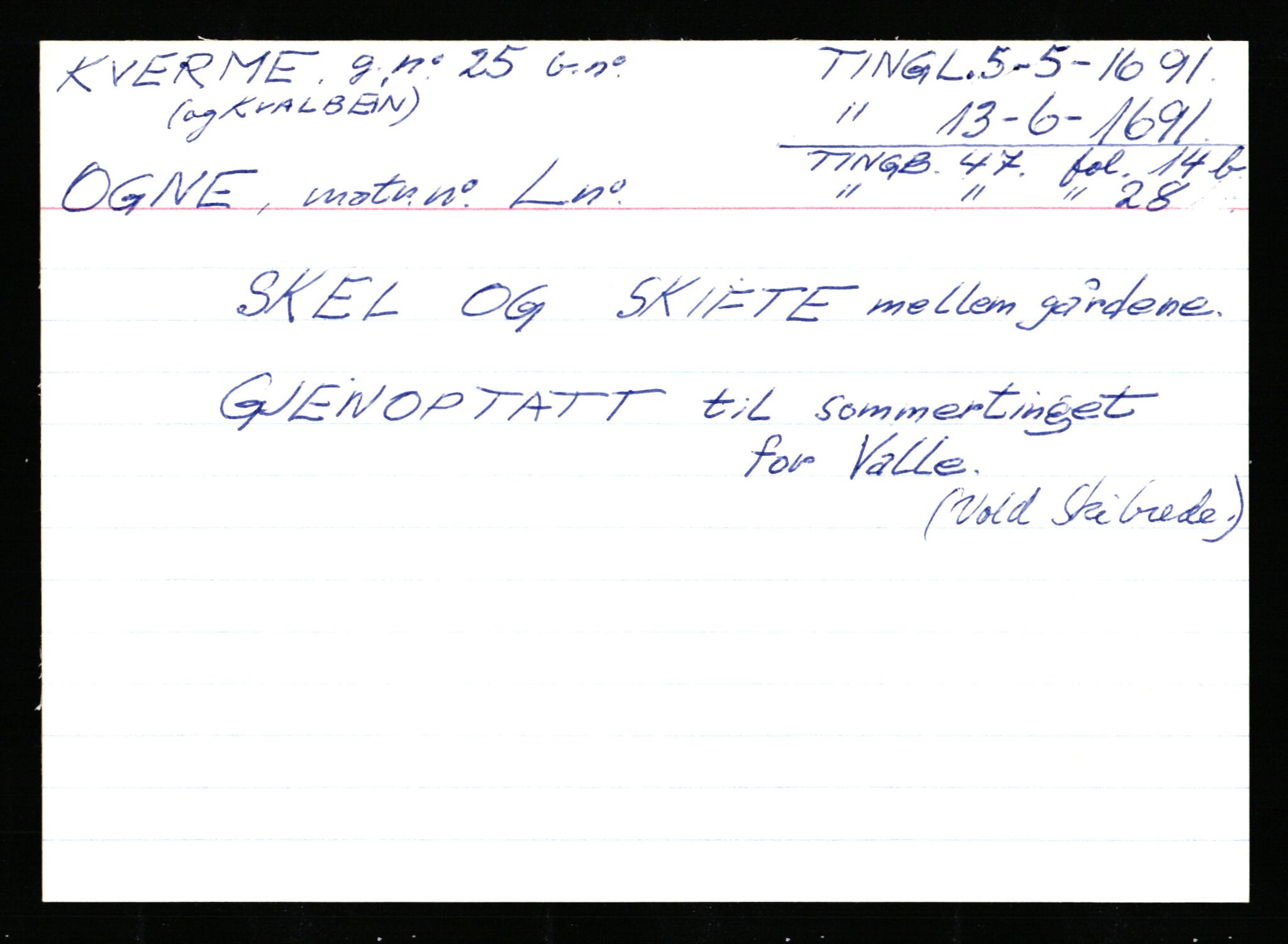 Statsarkivet i Stavanger, AV/SAST-A-101971/03/Y/Ym/L0033: Åstedskort sortert etter gårdsnavn: Kvelland - Lagestranden, 1600-1950, s. 38