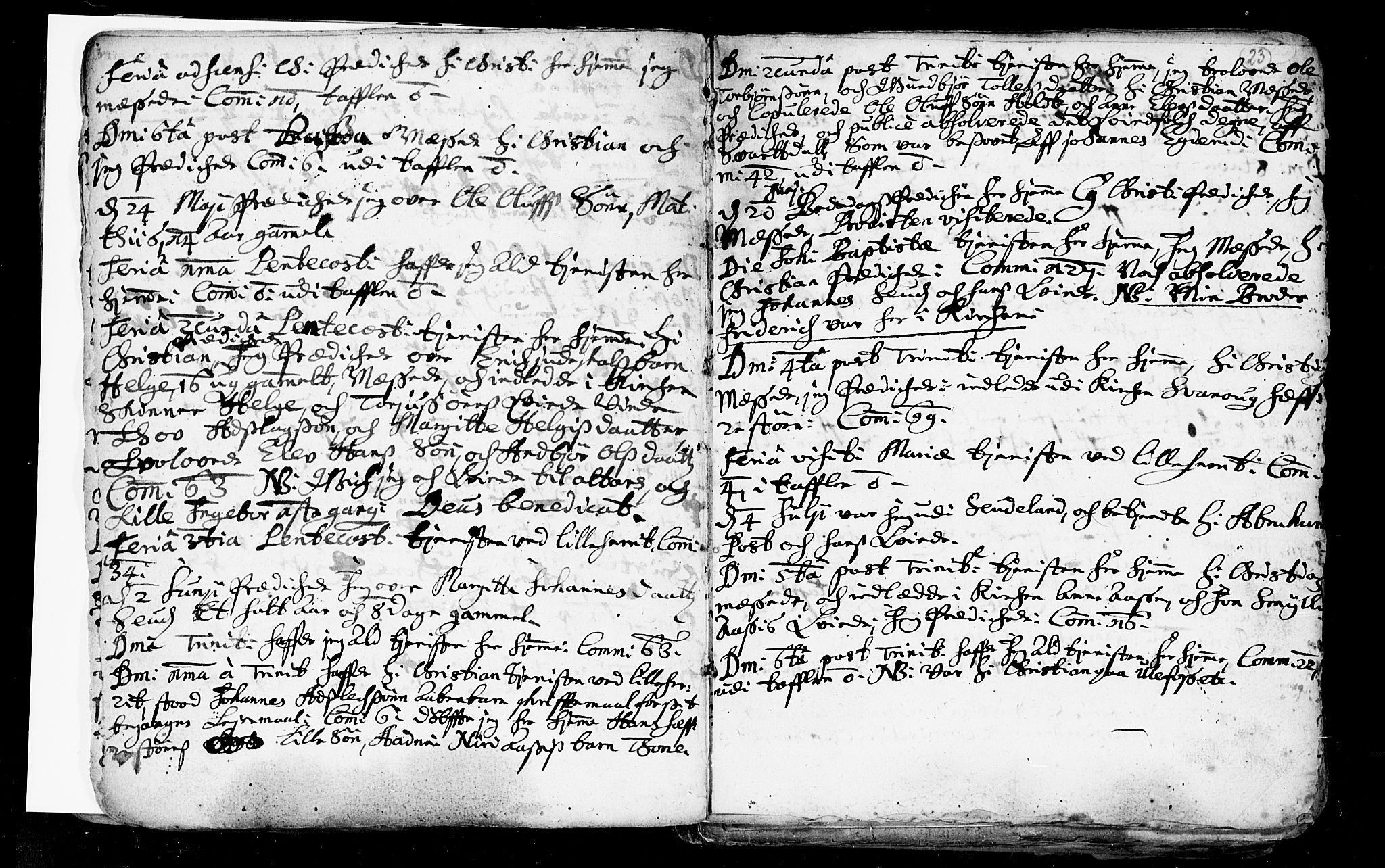 Heddal kirkebøker, SAKO/A-268/F/Fa/L0002: Ministerialbok nr. I 2, 1699-1722, s. 23