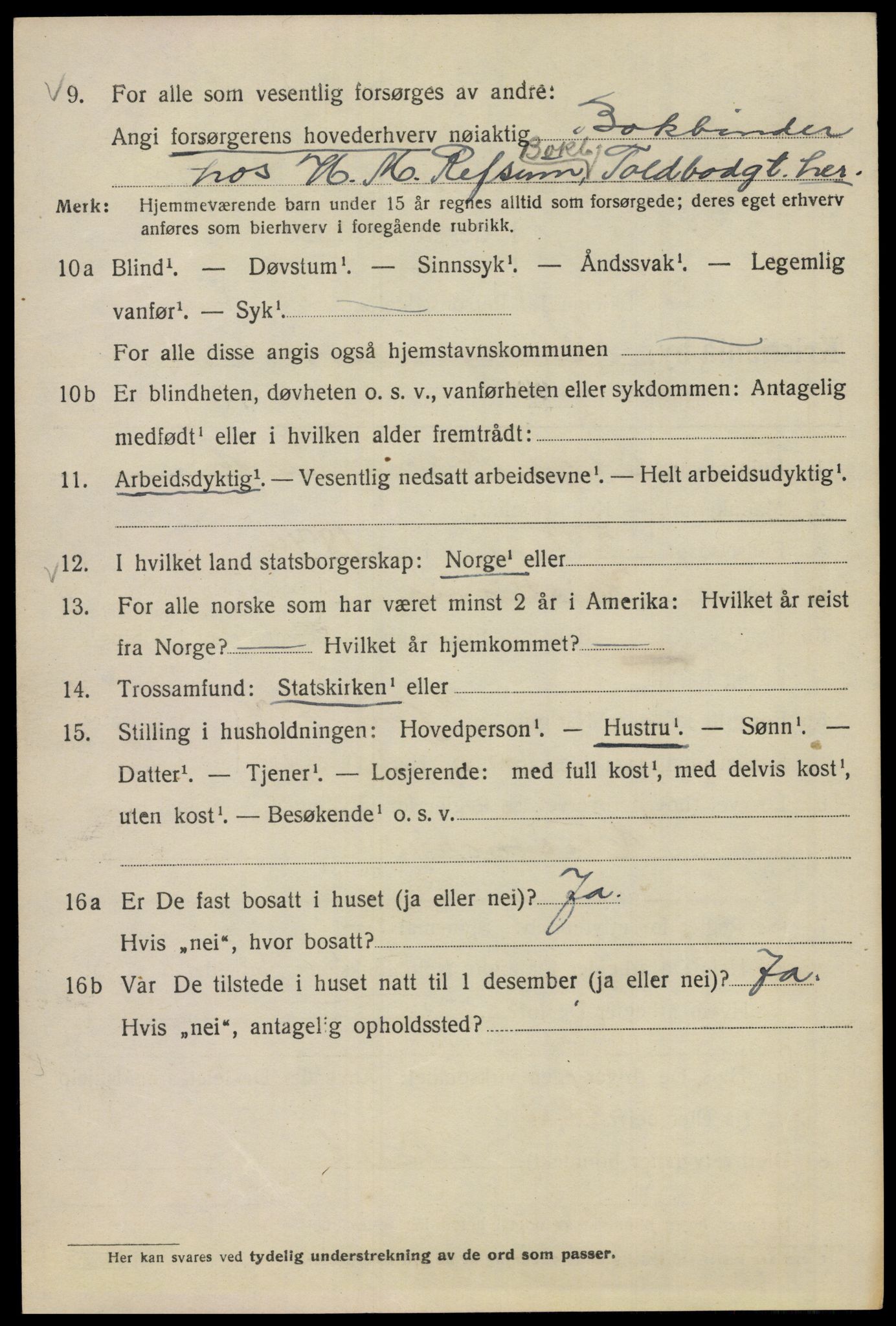 SAO, Folketelling 1920 for 0301 Kristiania kjøpstad, 1920, s. 160470