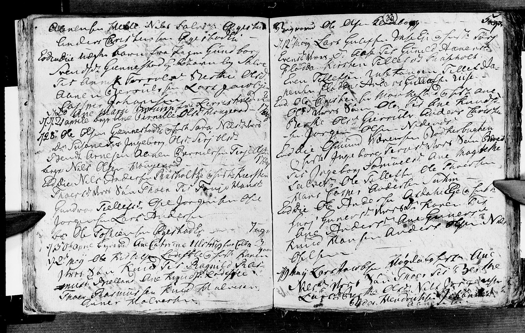 Øyestad sokneprestkontor, AV/SAK-1111-0049/F/Fb/L0002: Klokkerbok nr. B 2, 1795-1807, s. 33