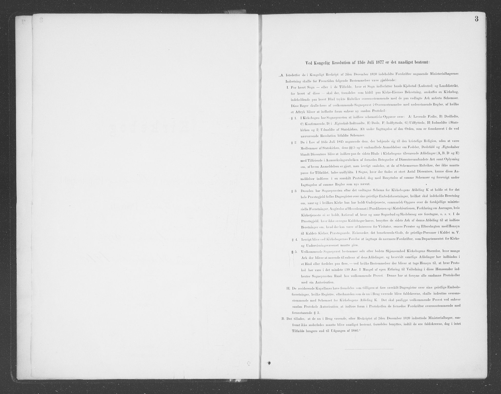 Balestrand sokneprestembete, SAB/A-79601/H/Haa/Haab/L0001: Ministerialbok nr. B  1, 1889-1910, s. 3