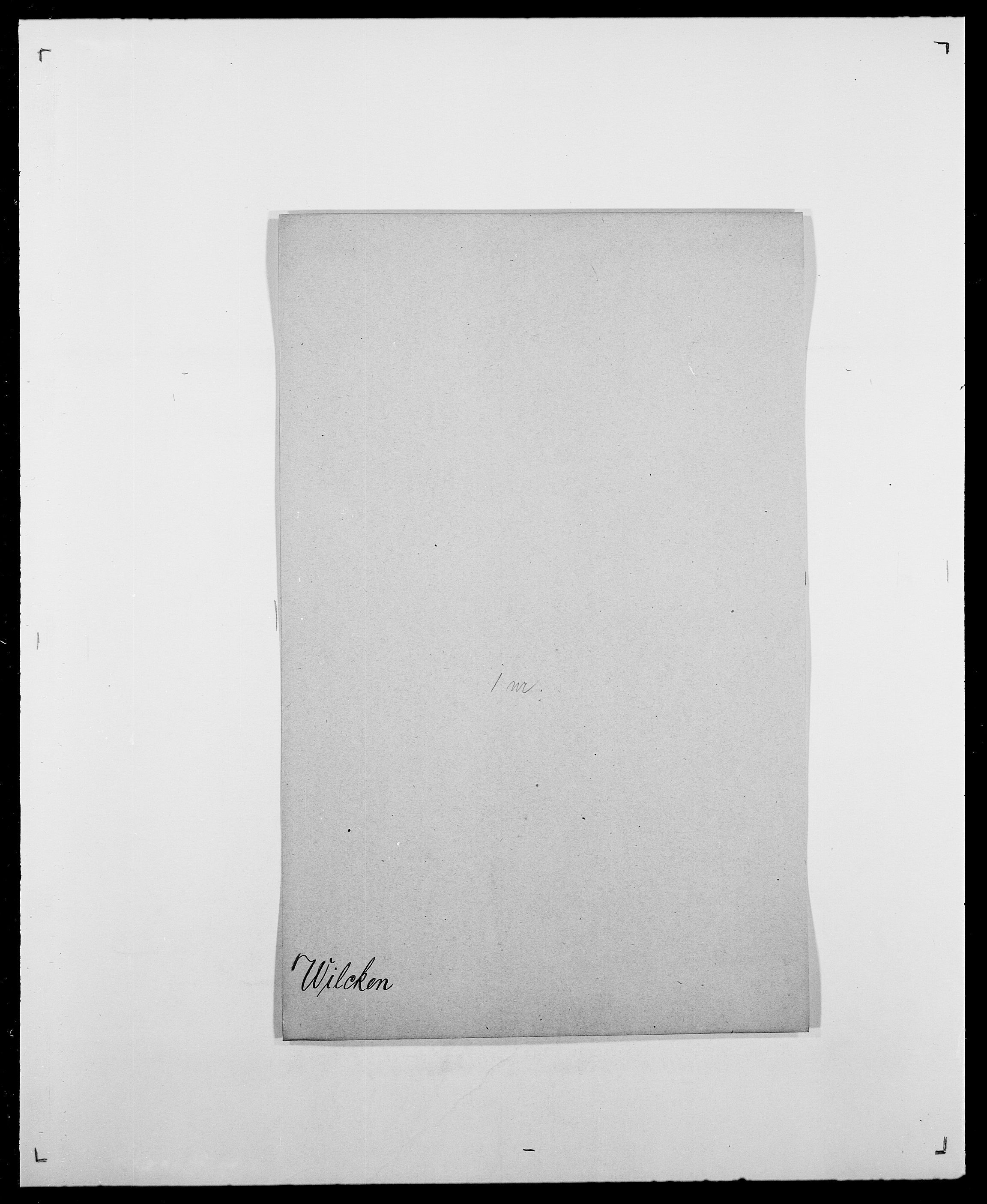 Delgobe, Charles Antoine - samling, AV/SAO-PAO-0038/D/Da/L0042: Vilain - Wulf, Wulff, se også Wolf, s. 11