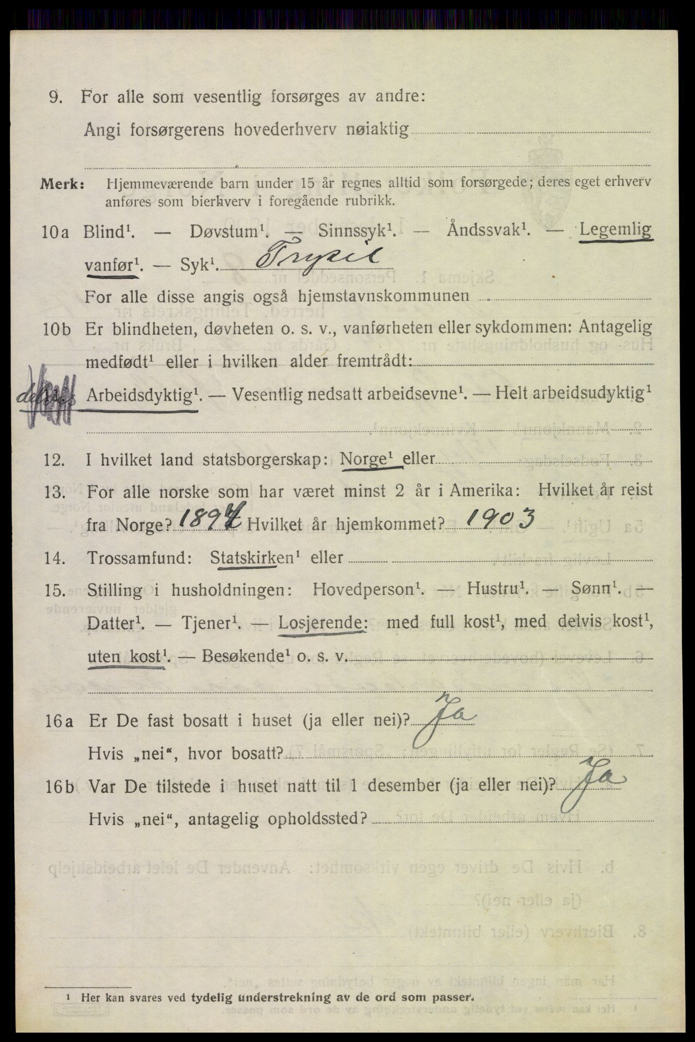 SAH, Folketelling 1920 for 0428 Trysil herred, 1920, s. 11398