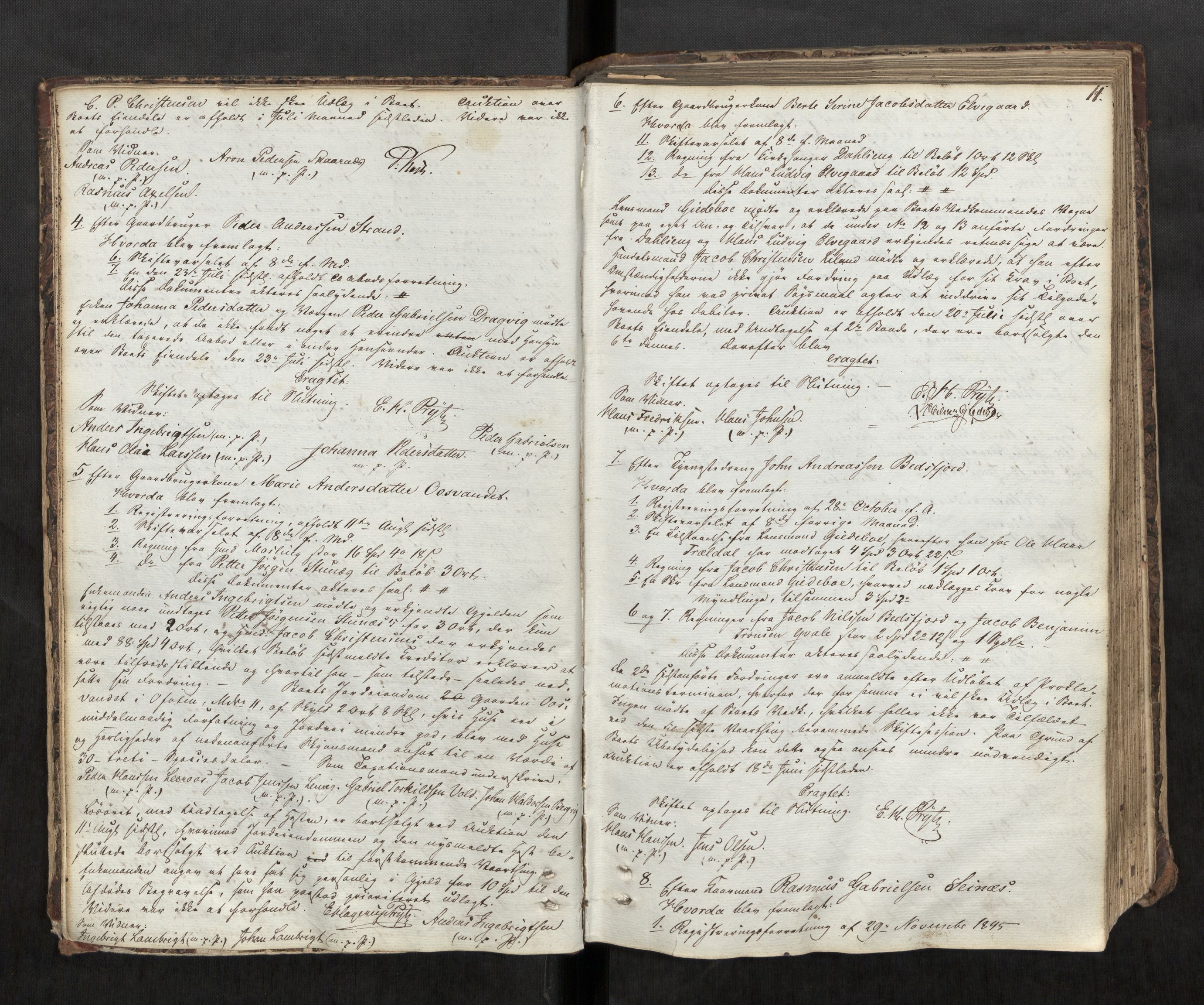 Salten sorenskriveri, AV/SAT-A-4578/1/3/3B/L0004: Skiftebehandlingsprotokoll, 1846-1851, s. 11