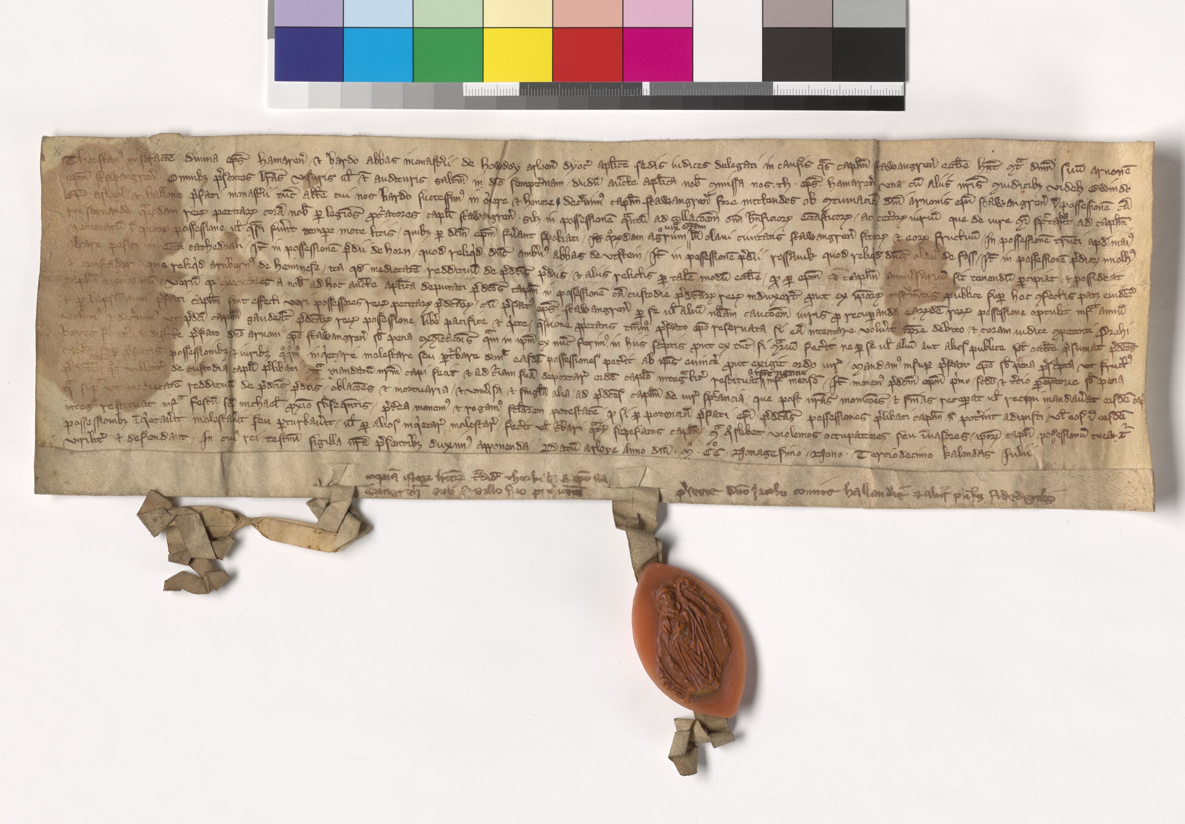 Riksarkivets diplomsamling, AV/RA-EA-5965/F05/L0084: NRA AM fasc. 29 nr. 5-11, 1299-1300, s. 8