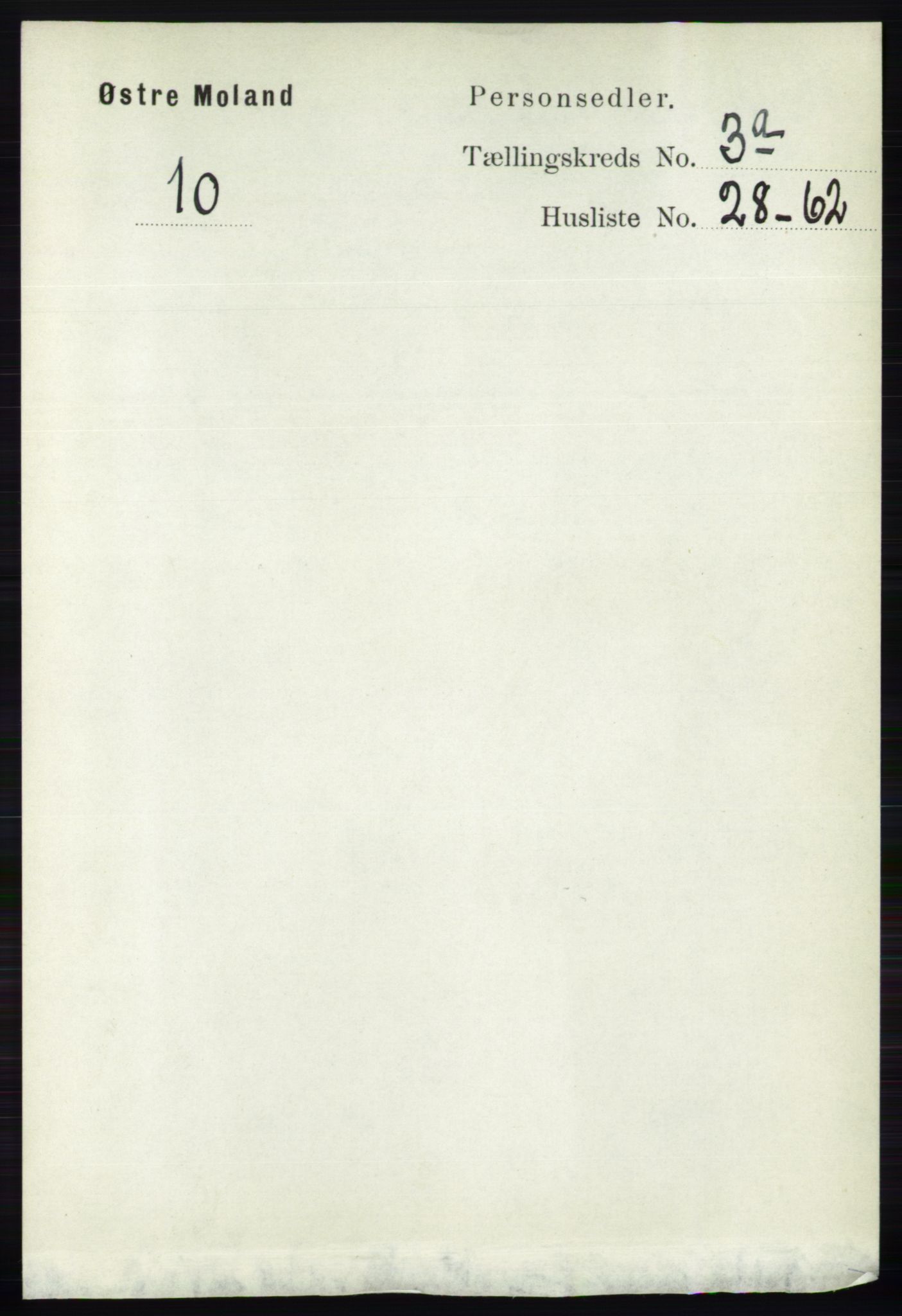 RA, Folketelling 1891 for 0918 Austre Moland herred, 1891, s. 1533