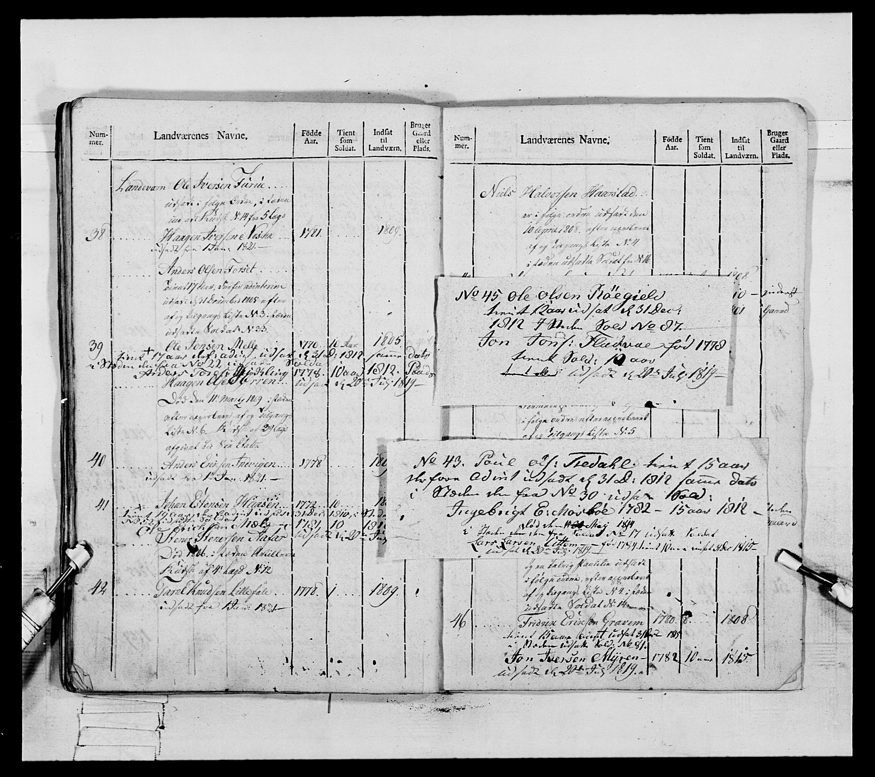 Generalitets- og kommissariatskollegiet, Det kongelige norske kommissariatskollegium, RA/EA-5420/E/Eh/L0083a: 2. Trondheimske nasjonale infanteriregiment, 1810, s. 288