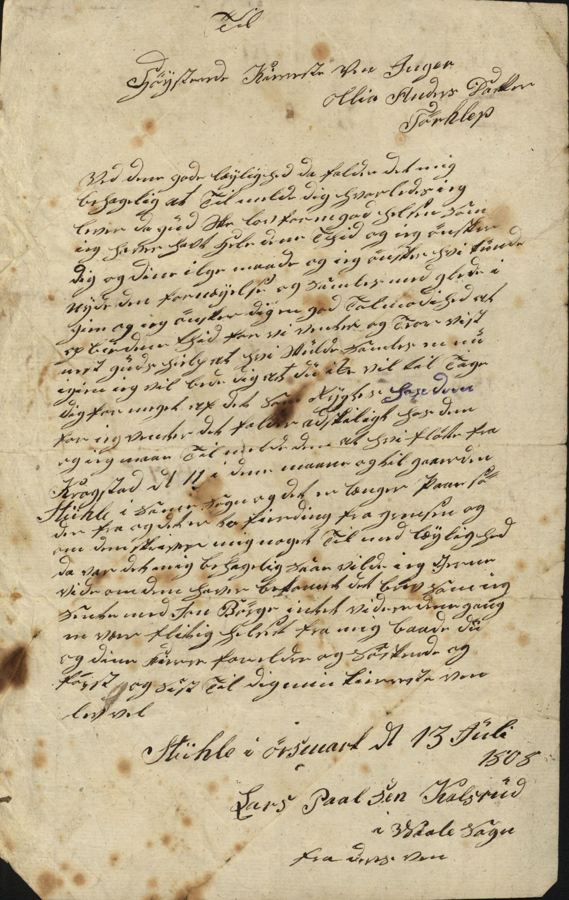 Pa 806 - Kalsrudslekten, VEMU/A-1929/F/L0002: Brev, kvitteringer, invitasjoner, kontrakter m.m., 1782-1870, s. 82
