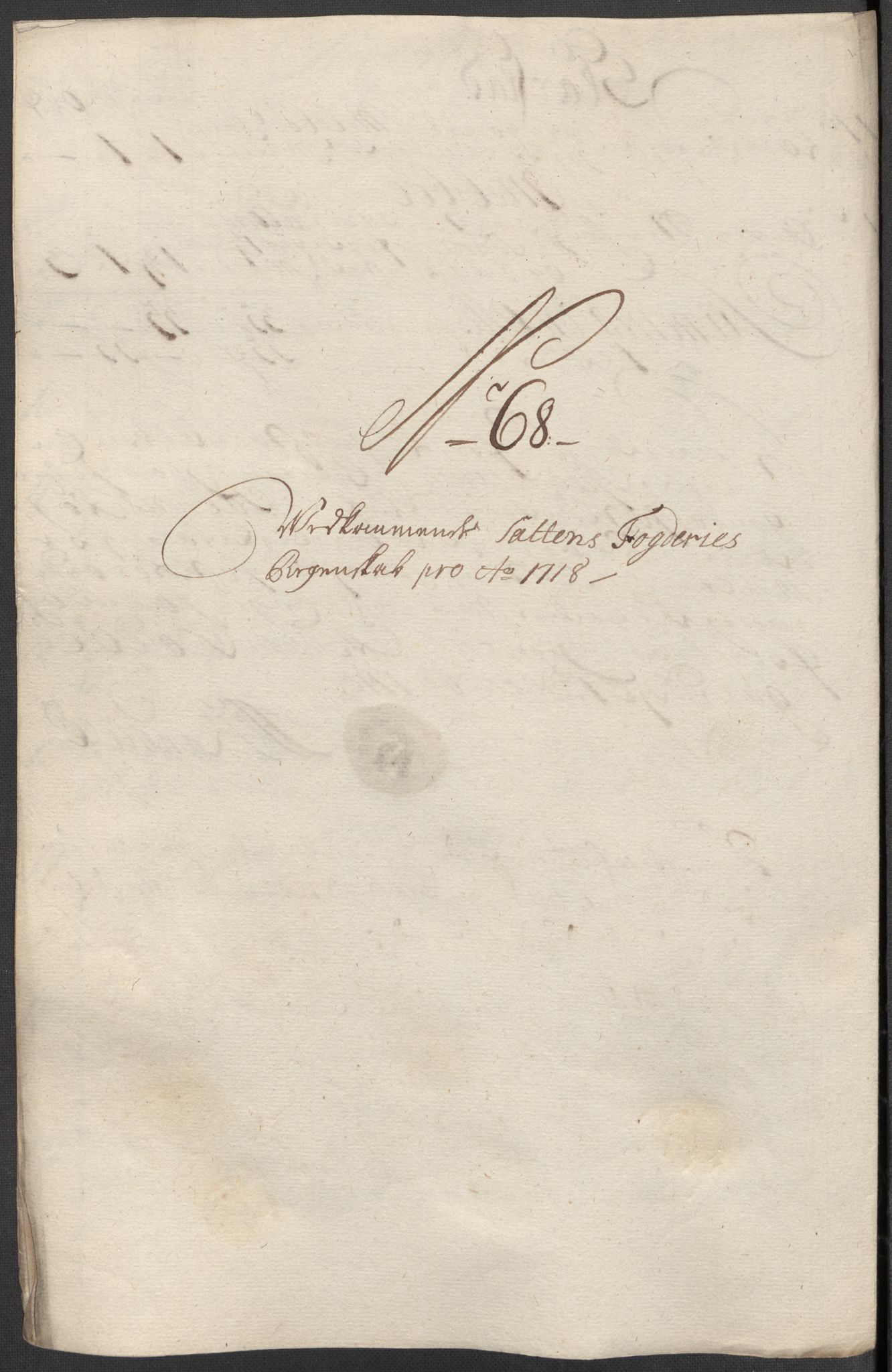 Rentekammeret inntil 1814, Reviderte regnskaper, Fogderegnskap, AV/RA-EA-4092/R66/L4588: Fogderegnskap Salten, 1718, s. 384