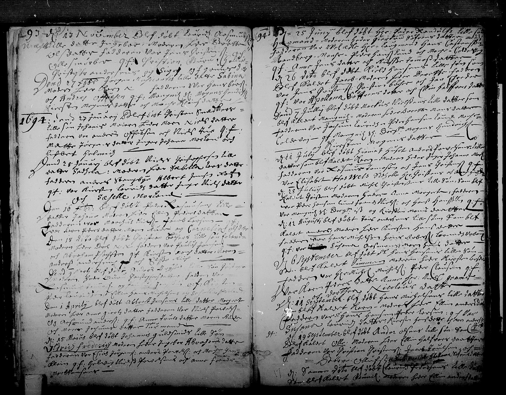 Tønsberg kirkebøker, SAKO/A-330/F/Fa/L0001: Ministerialbok nr. I 1, 1688-1760, s. 20-21
