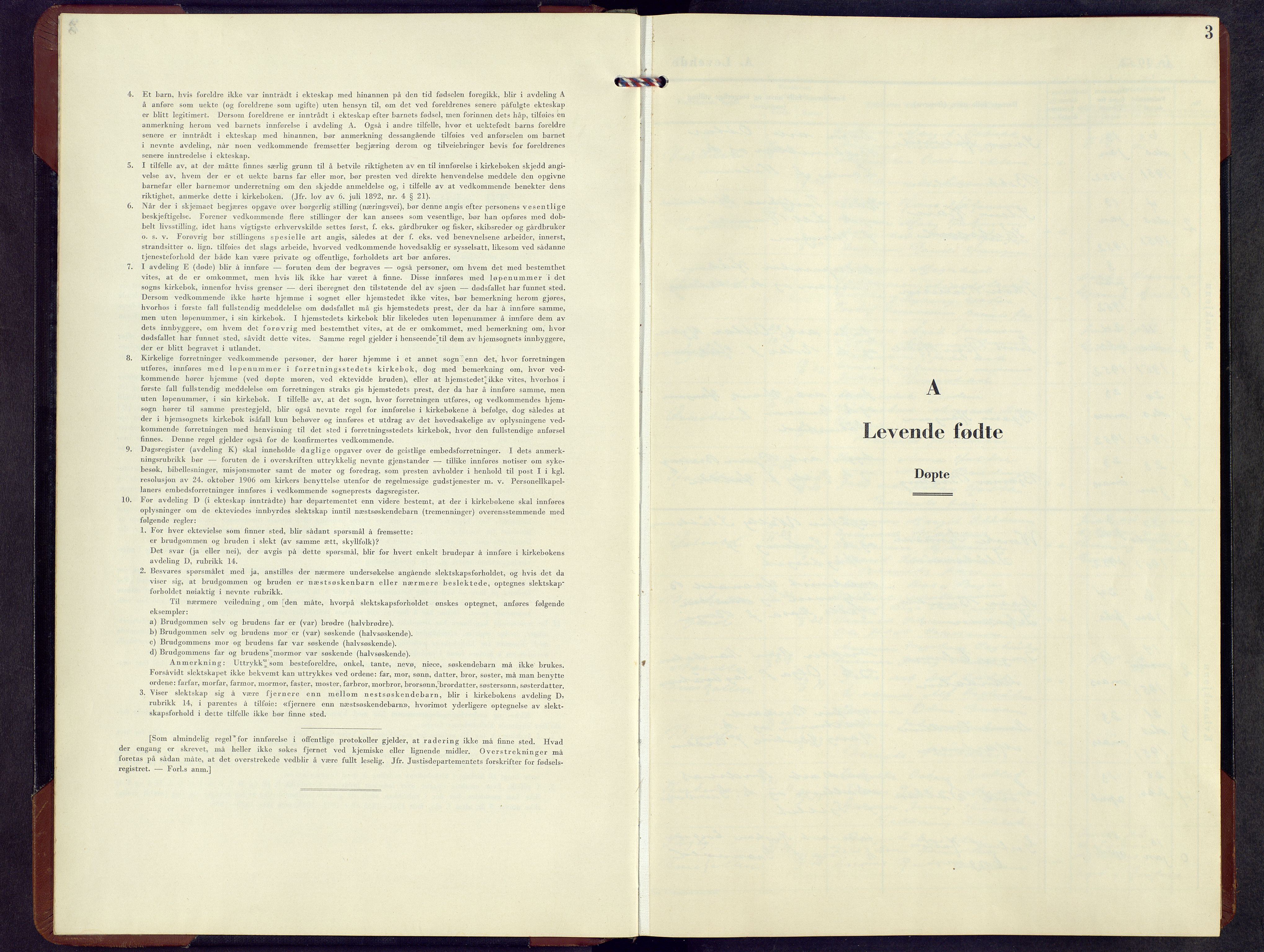 Vardal prestekontor, SAH/PREST-100/H/Ha/Hab/L0021: Klokkerbok nr. 21, 1952-1966, s. 3