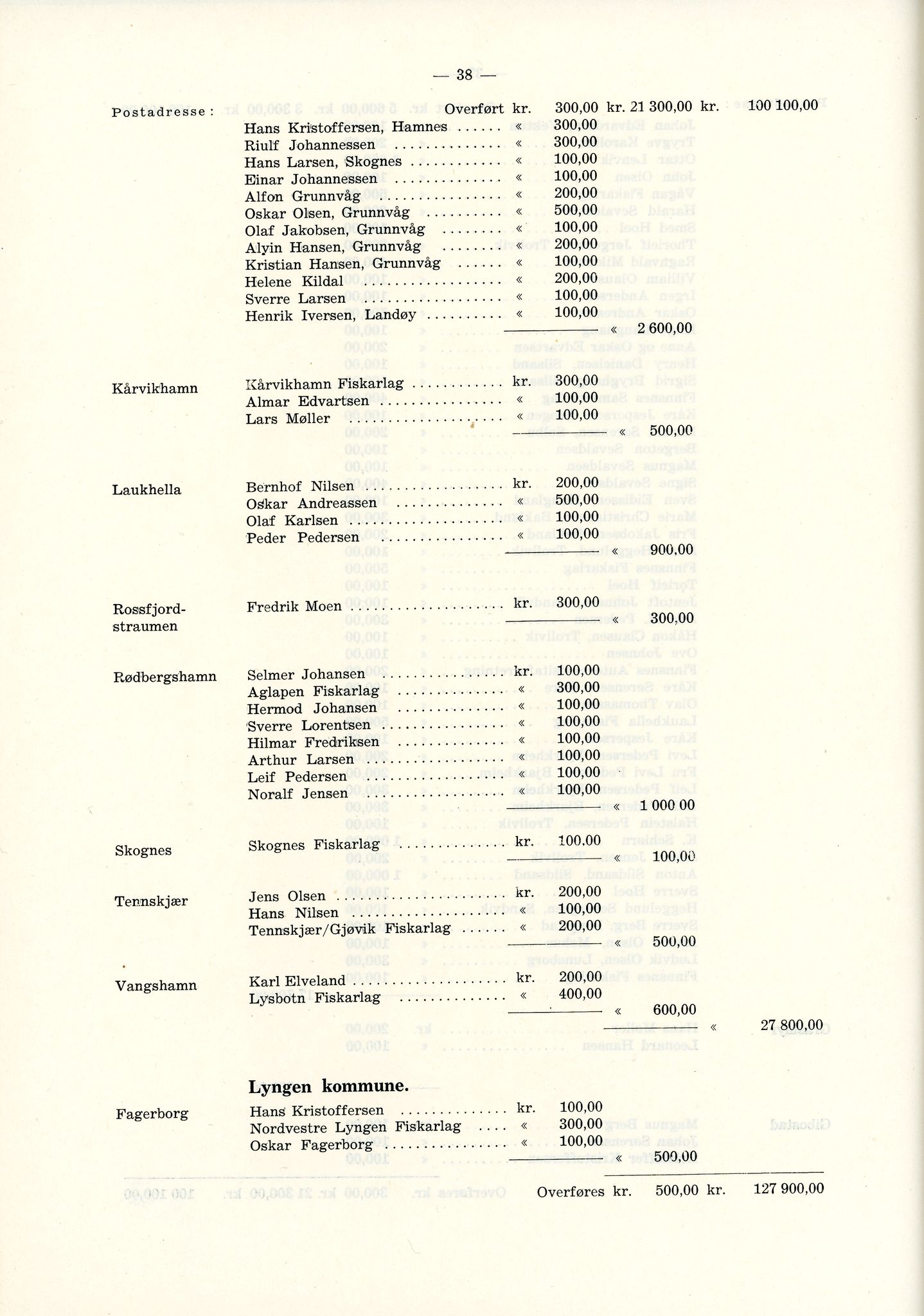 Vardø Fiskersamvirkelag, VAMU/A-0037/D/Da/L0002: Korrespondanse Er-Fi, 1946-1951