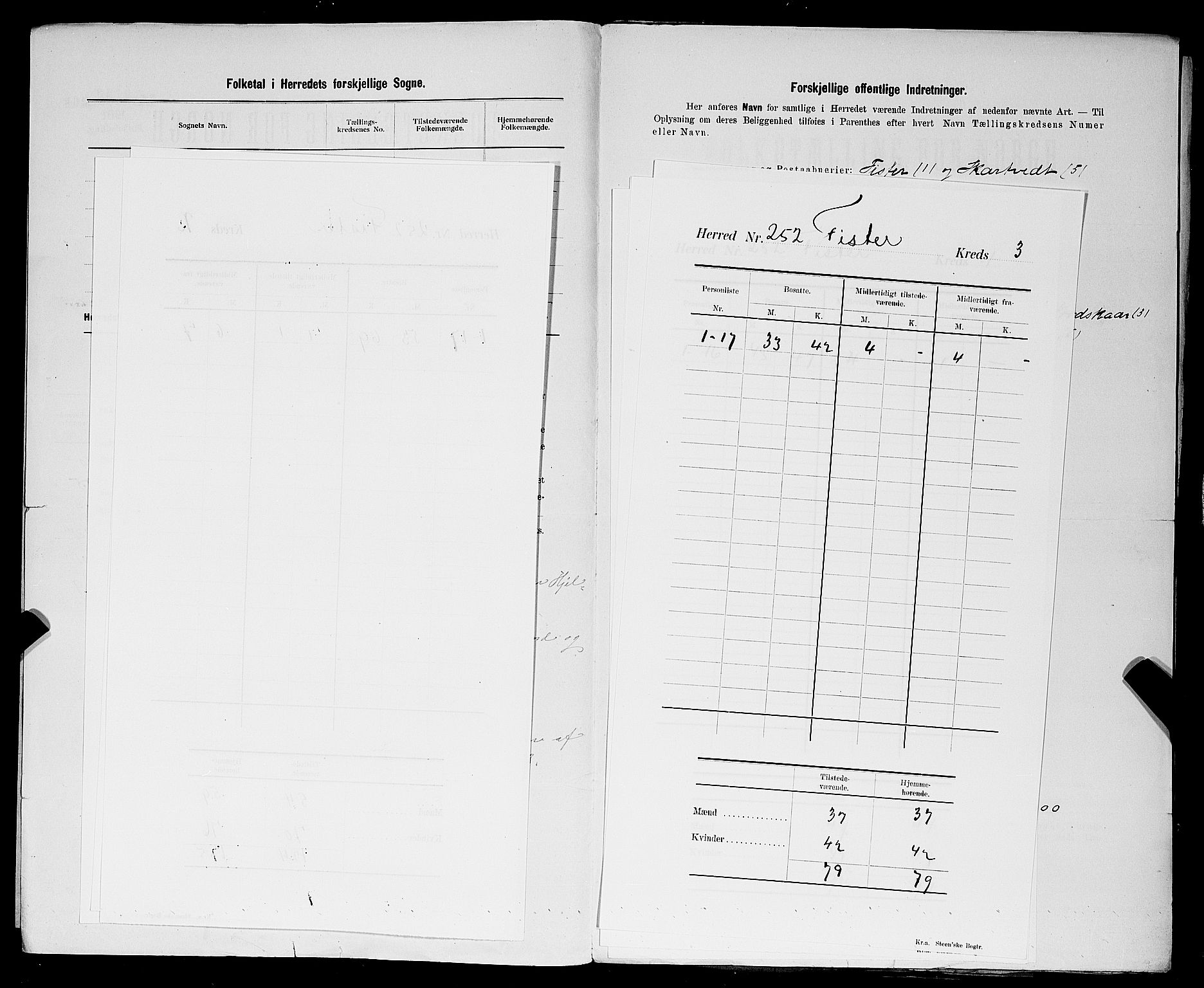 SAST, Folketelling 1900 for 1132 Fister herred, 1900, s. 6