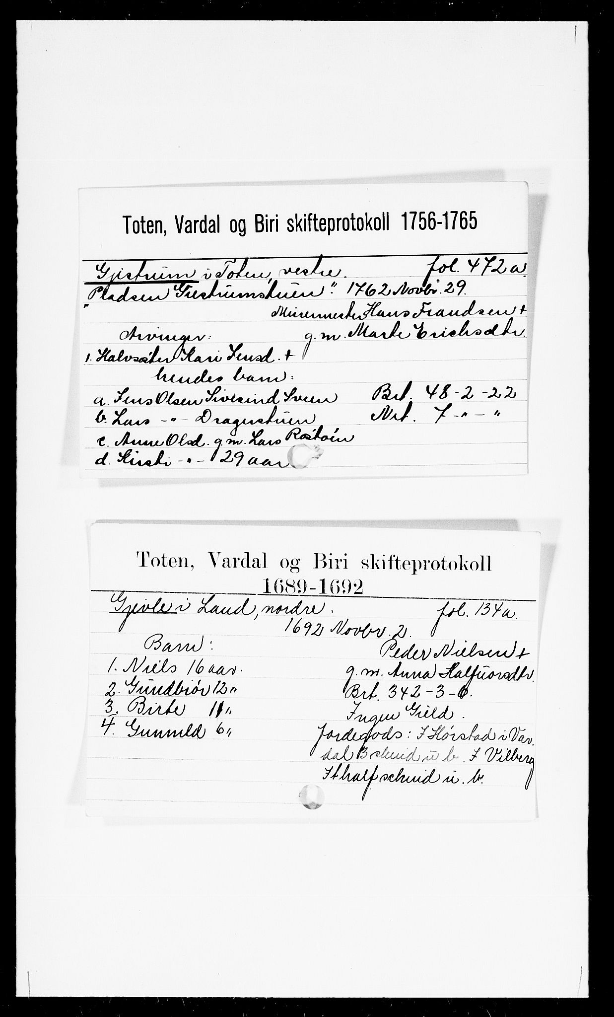 Toten tingrett, SAH/TING-006/J, 1657-1903, s. 25376