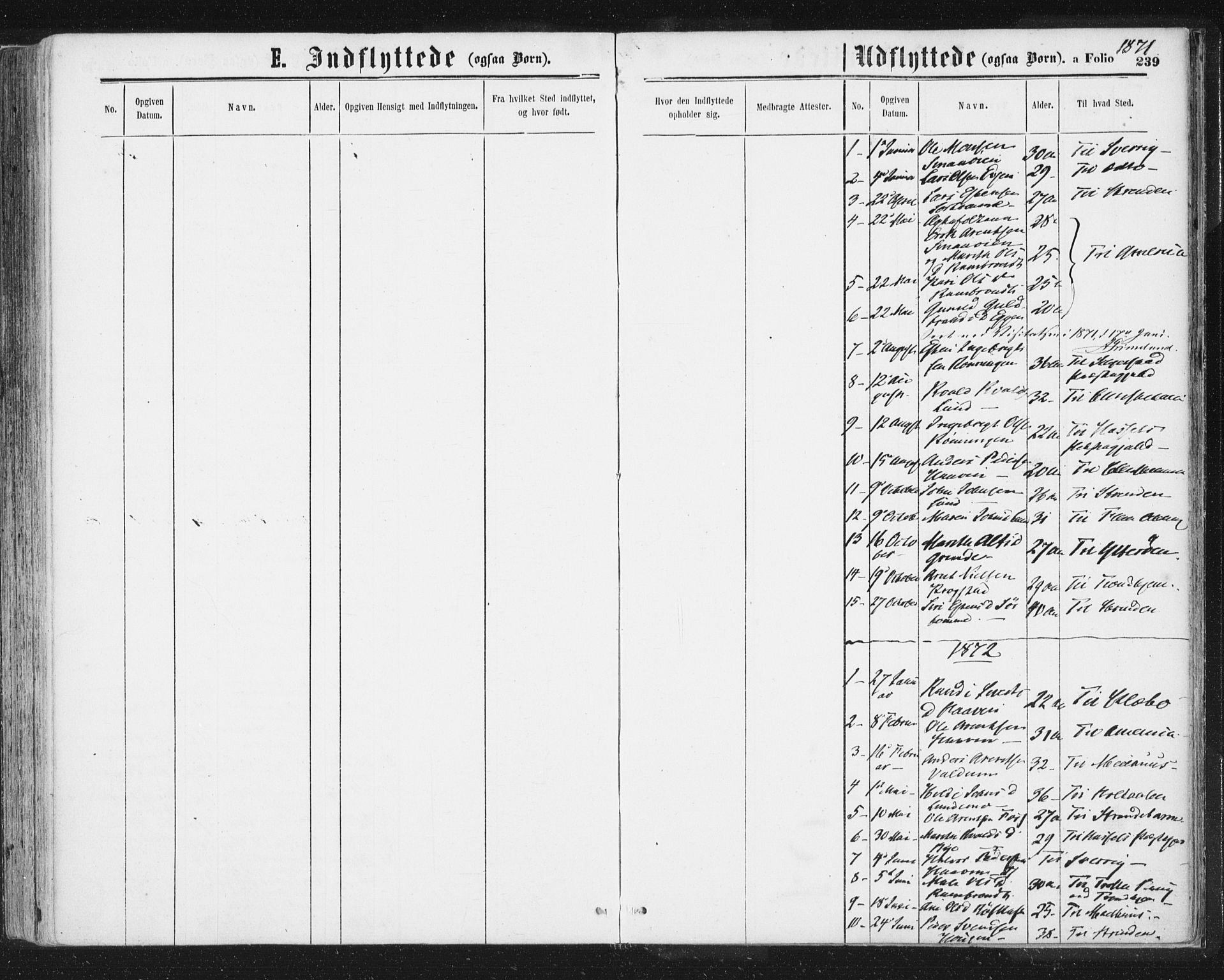 Ministerialprotokoller, klokkerbøker og fødselsregistre - Sør-Trøndelag, SAT/A-1456/692/L1104: Ministerialbok nr. 692A04, 1862-1878, s. 239