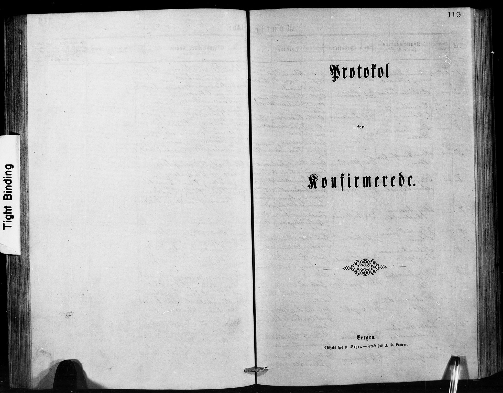 Hornindal sokneprestembete, SAB/A-82401/H/Hab: Klokkerbok nr. A 1, 1876-1894, s. 119