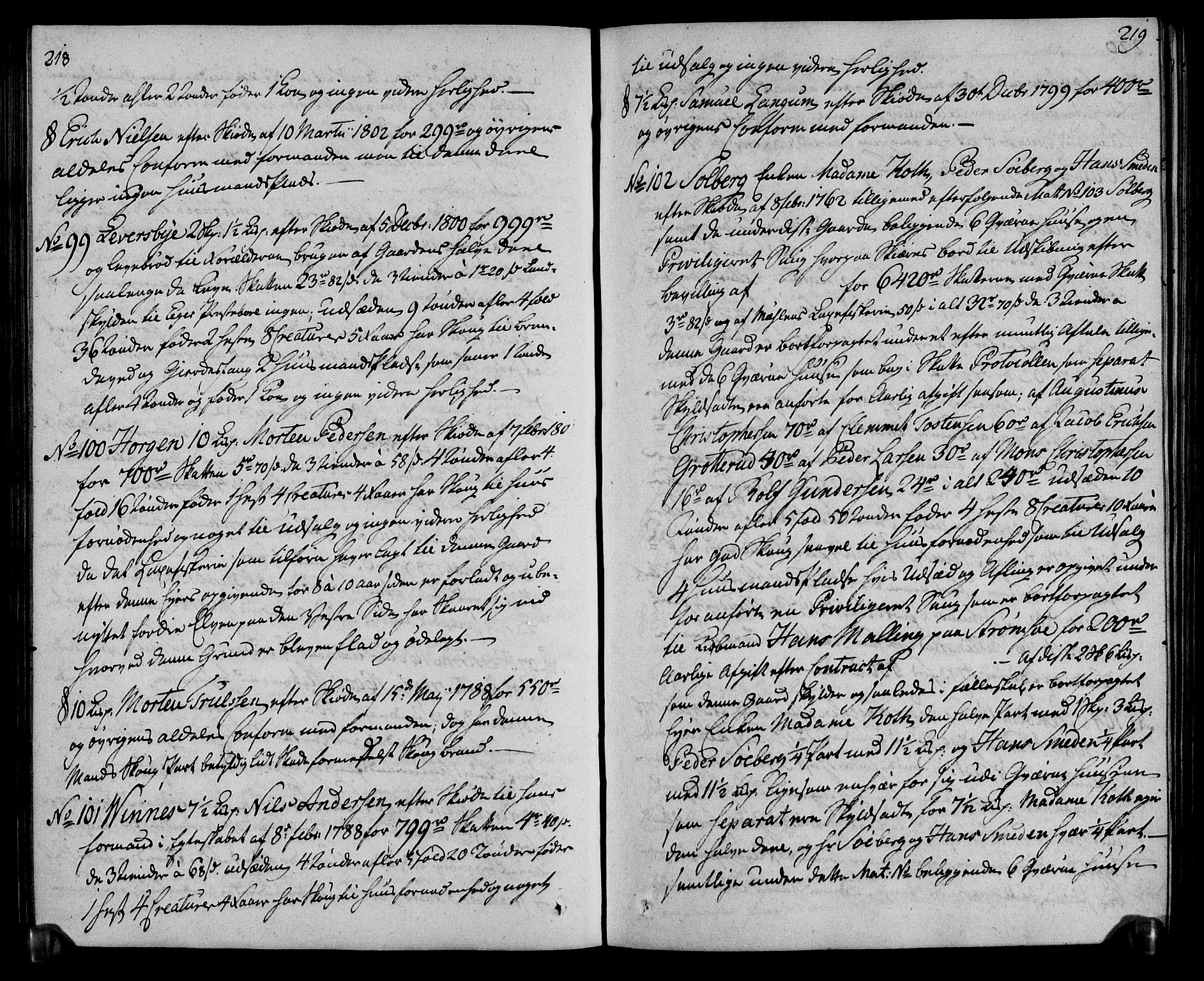 Rentekammeret inntil 1814, Realistisk ordnet avdeling, AV/RA-EA-4070/N/Ne/Nea/L0058: Buskerud fogderi. Deliberasjonsprotokoll, 1803, s. 113