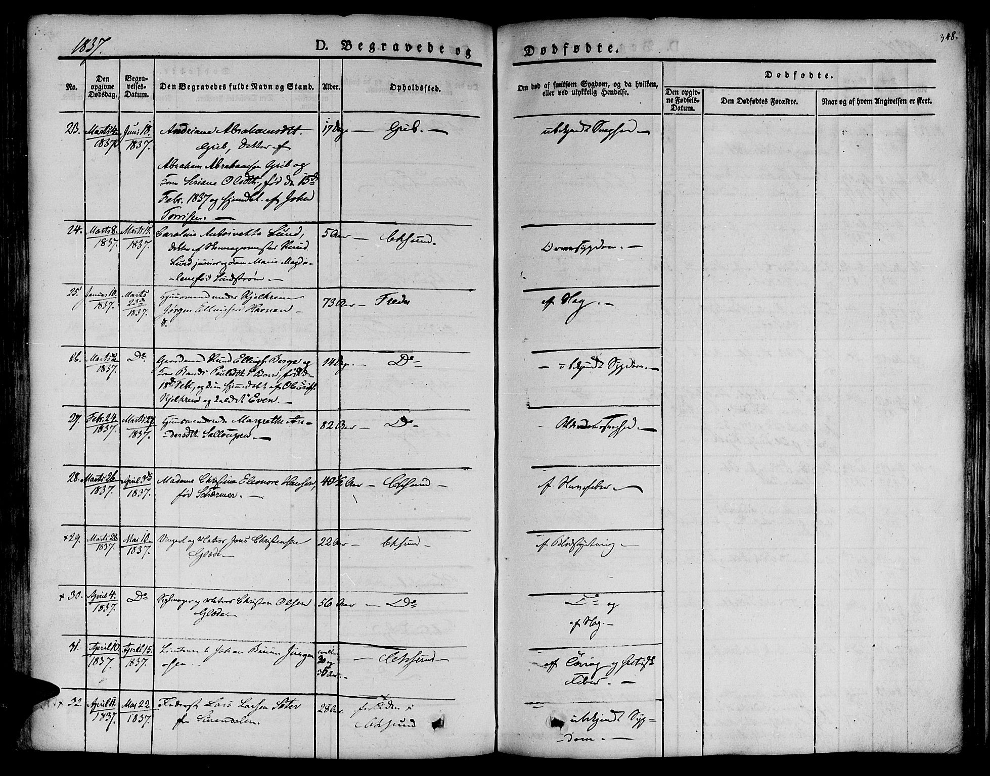 Ministerialprotokoller, klokkerbøker og fødselsregistre - Møre og Romsdal, AV/SAT-A-1454/572/L0843: Ministerialbok nr. 572A06, 1832-1842, s. 348