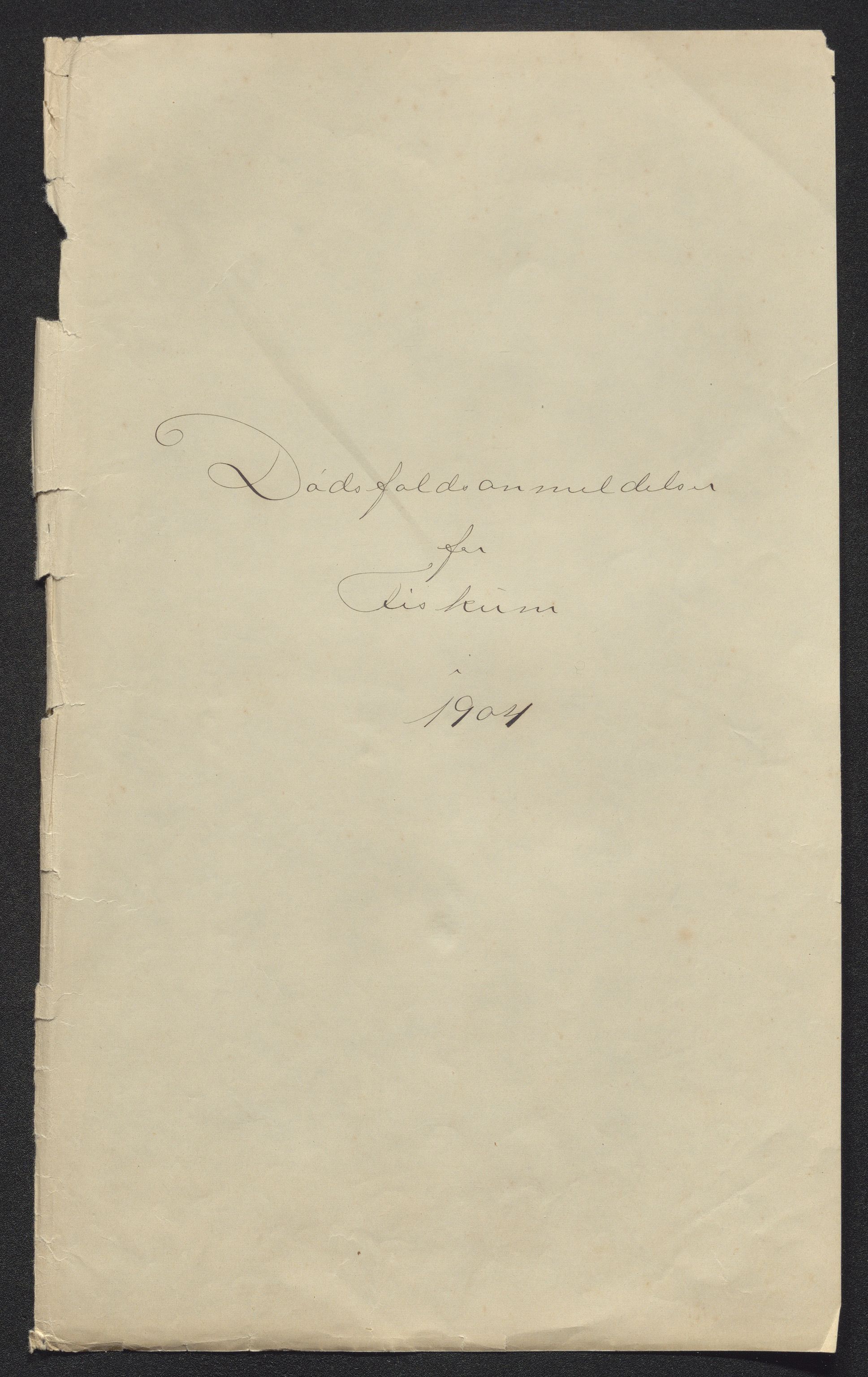 Eiker, Modum og Sigdal sorenskriveri, SAKO/A-123/H/Ha/Hab/L0030: Dødsfallsmeldinger, 1903-1905, s. 444